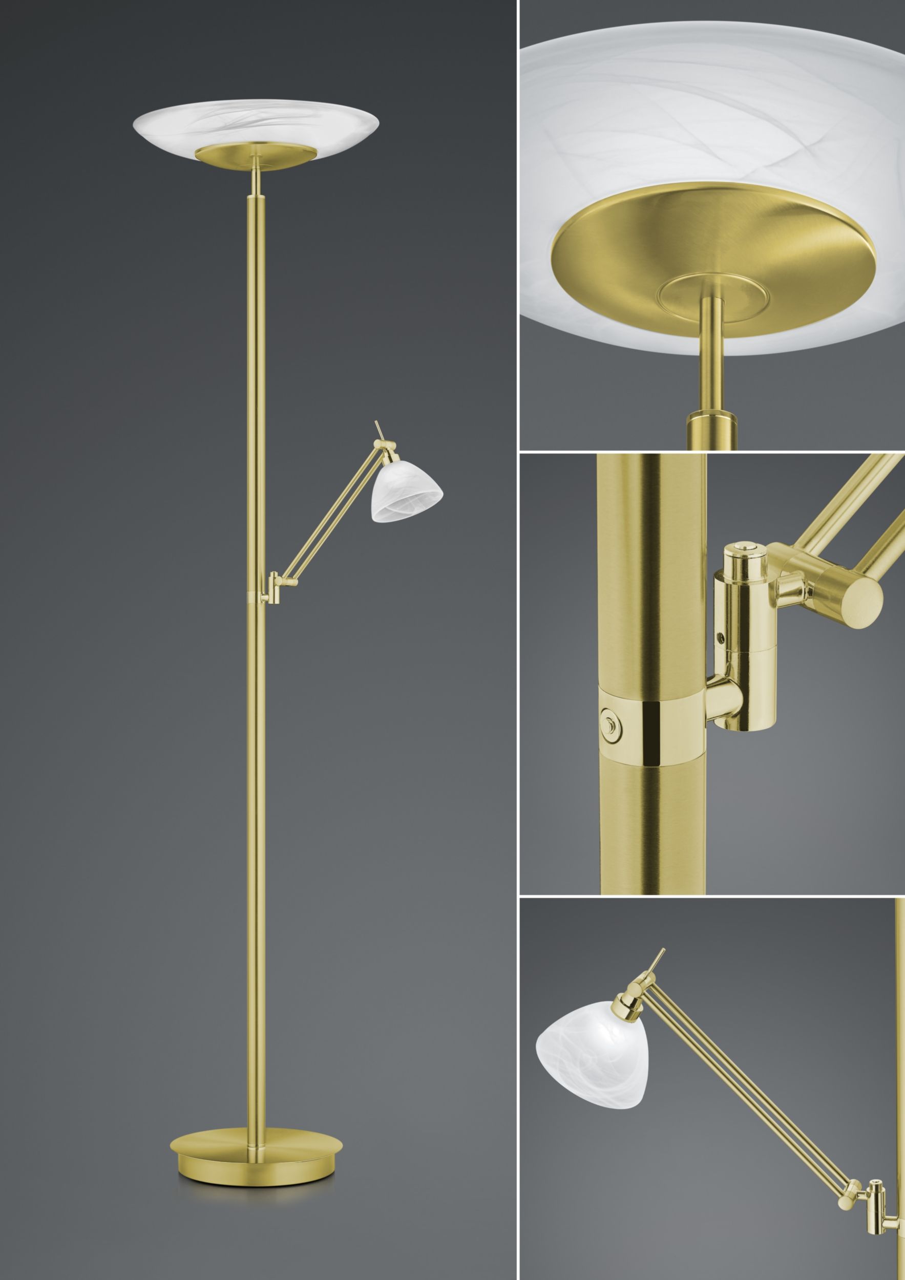B-Leuchten LED-Stehleuchte 2flg image number 3