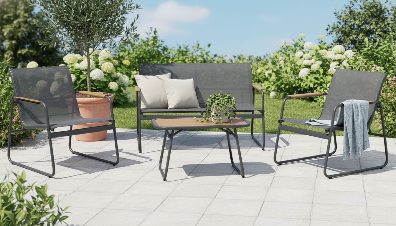 OUTDOOR Garten-Set 4 tlg. image number 2