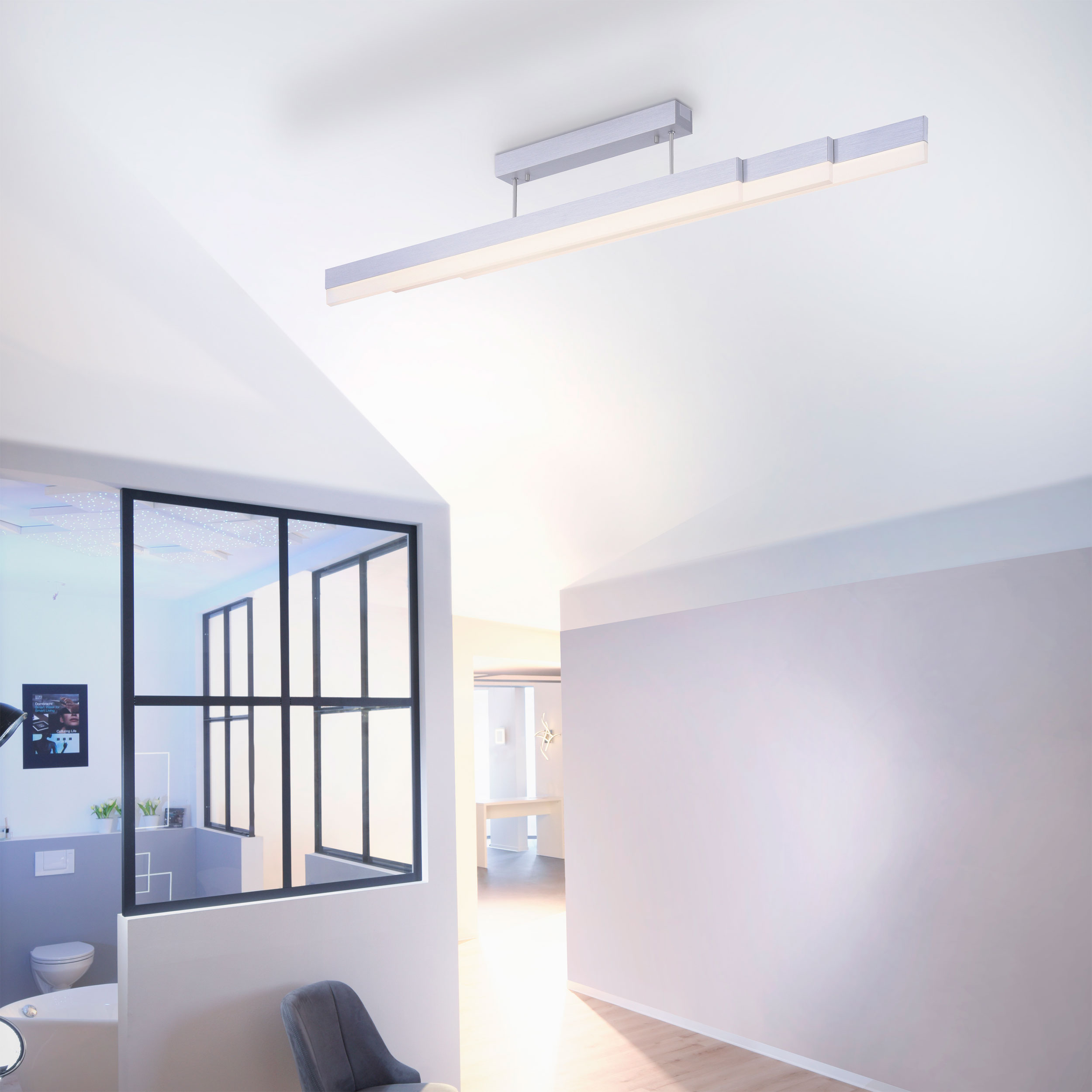 LED-Deckenleuchte 3flg image number null