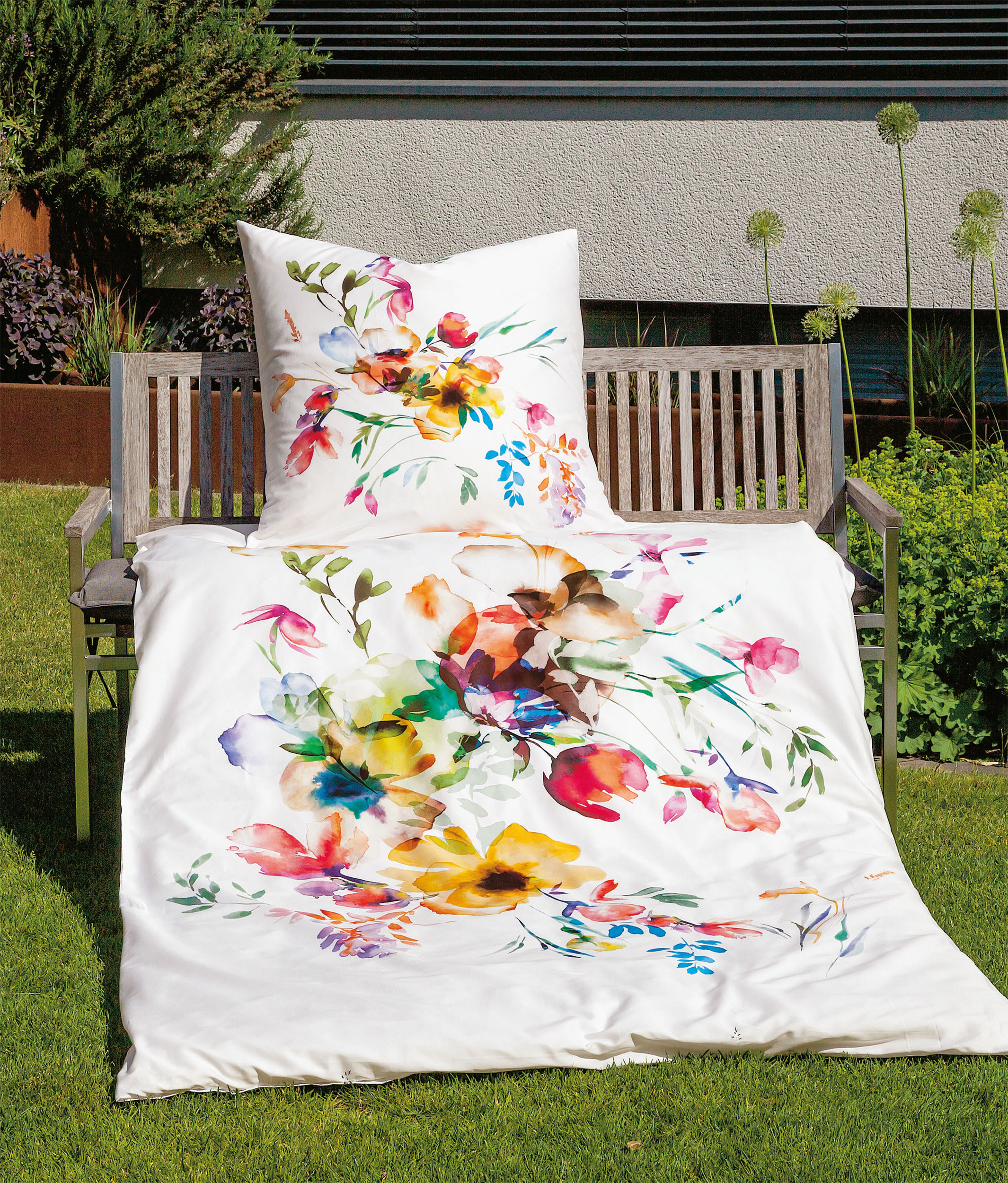 Janine Mako-Satin-Bettwäsche image number 2