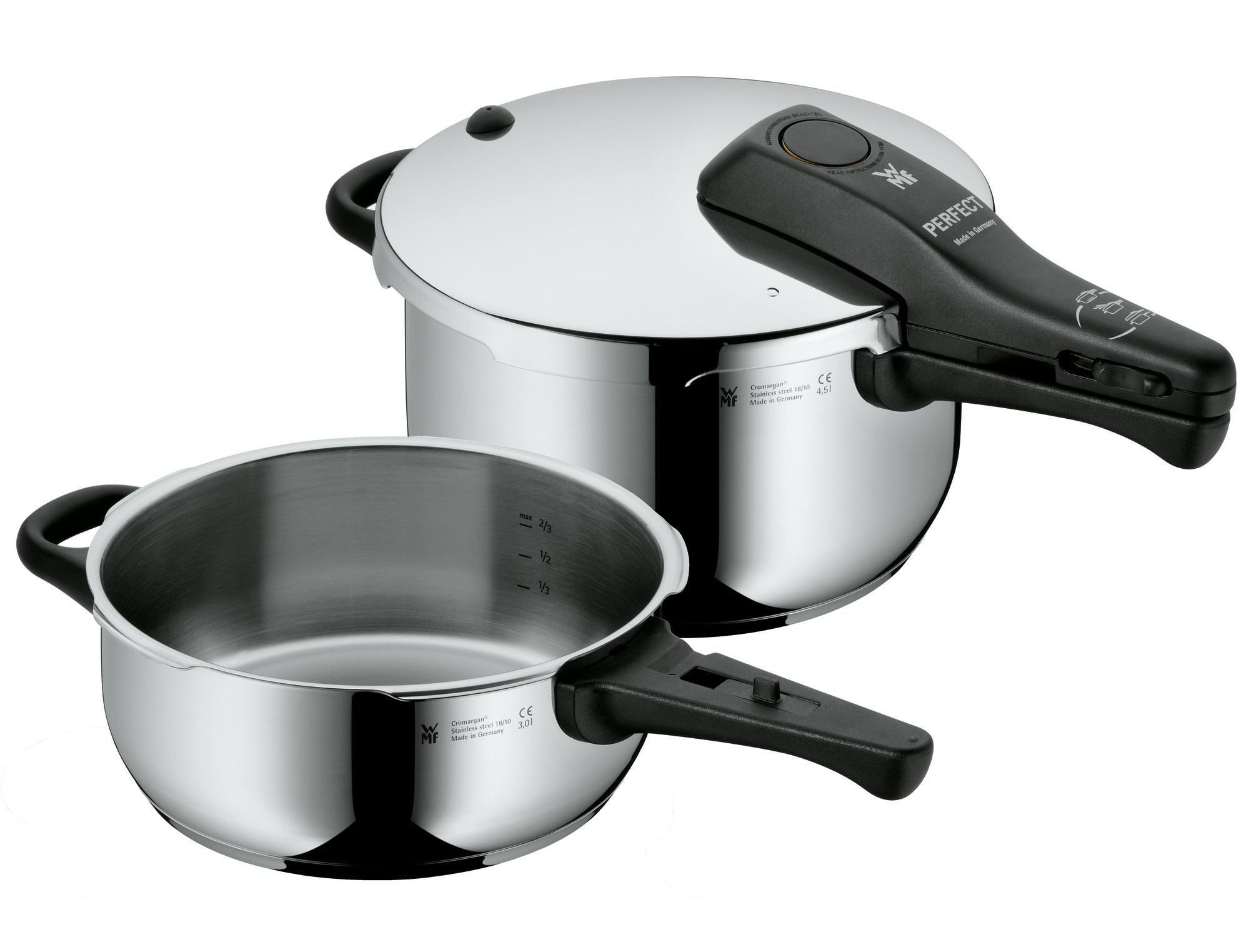 WMF Schnellkochtopfset 4,5+3l