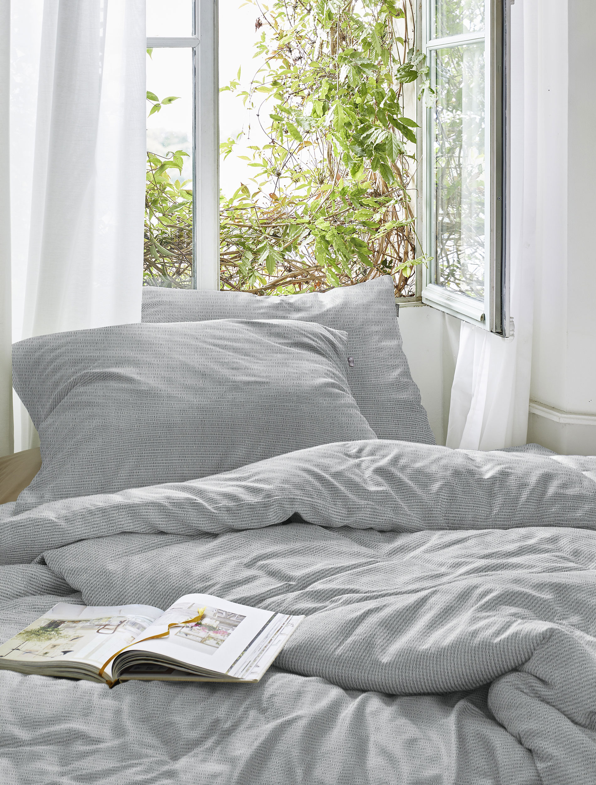 Irisette Seersucker-Bettw&auml;sche image number 3