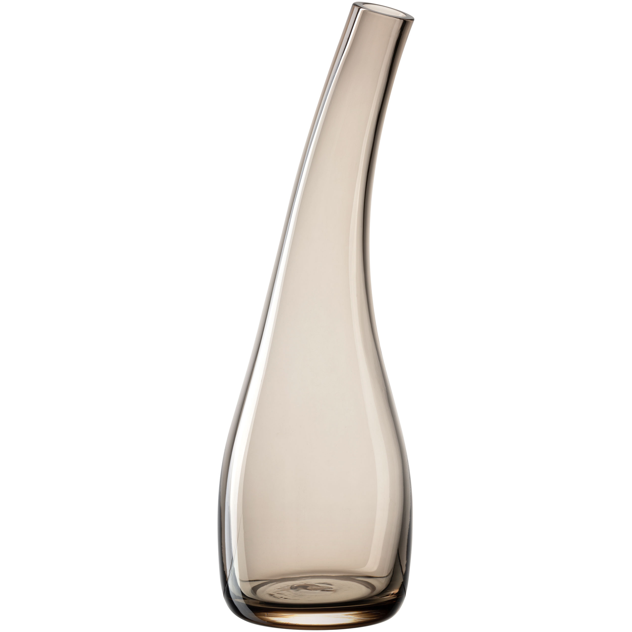 Leonardo Vase 30cm grau Glas
