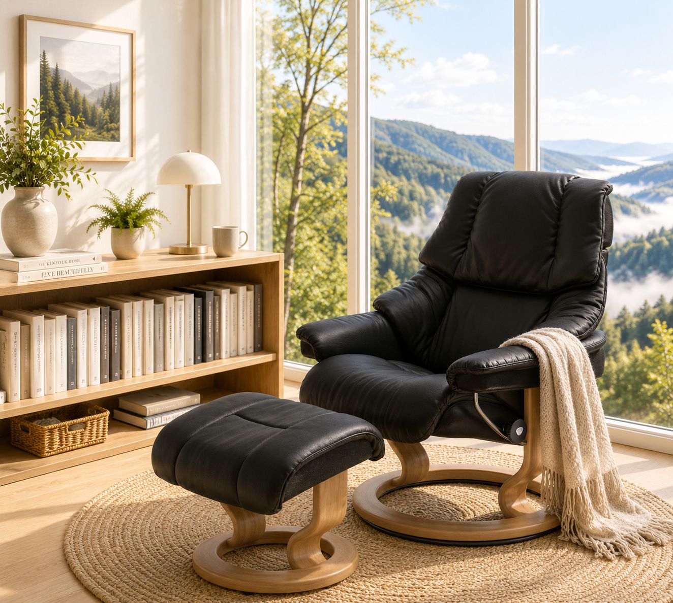 Stressless Sessel mit Hocker image number 2
