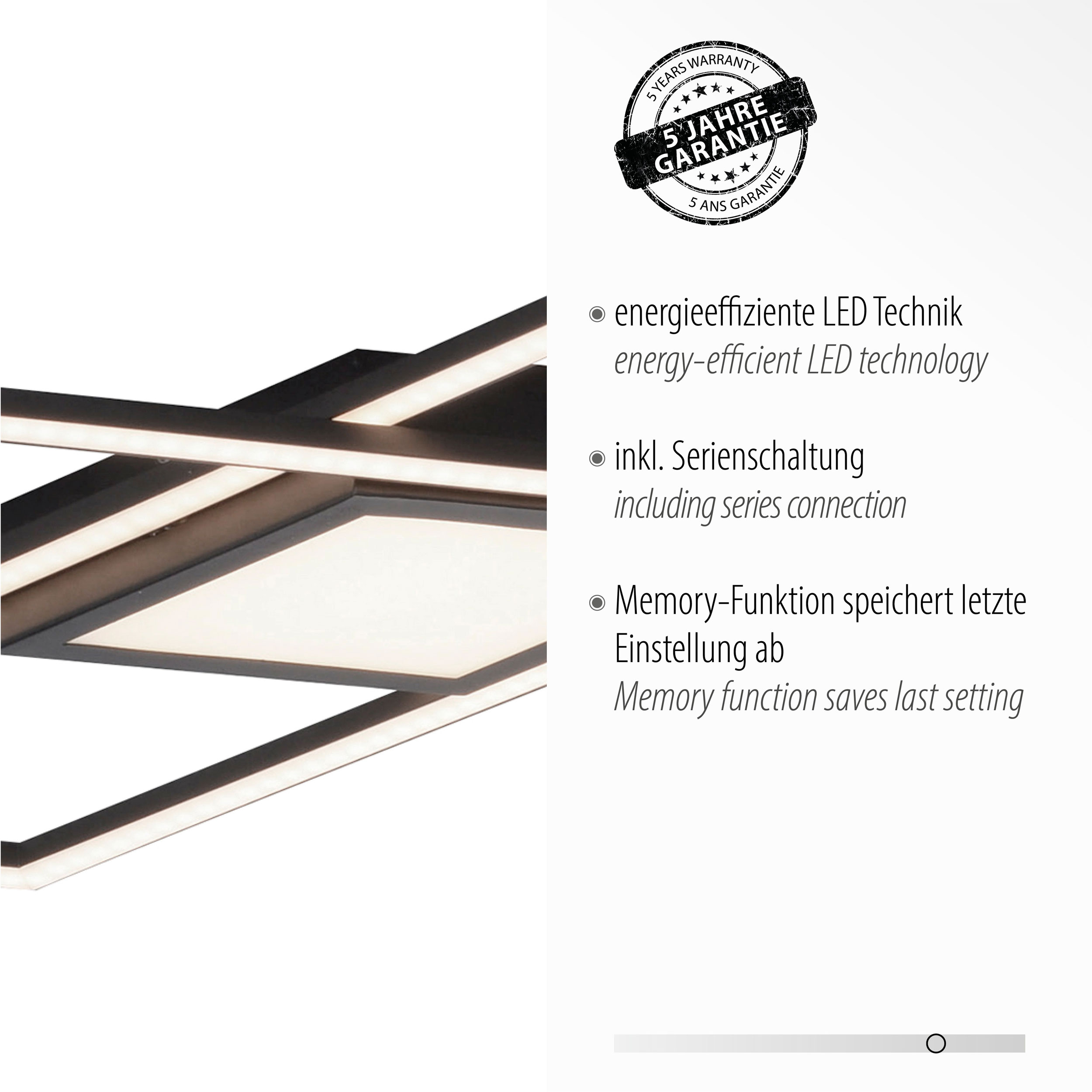 LED-Deckenleuchte 1flg image number null