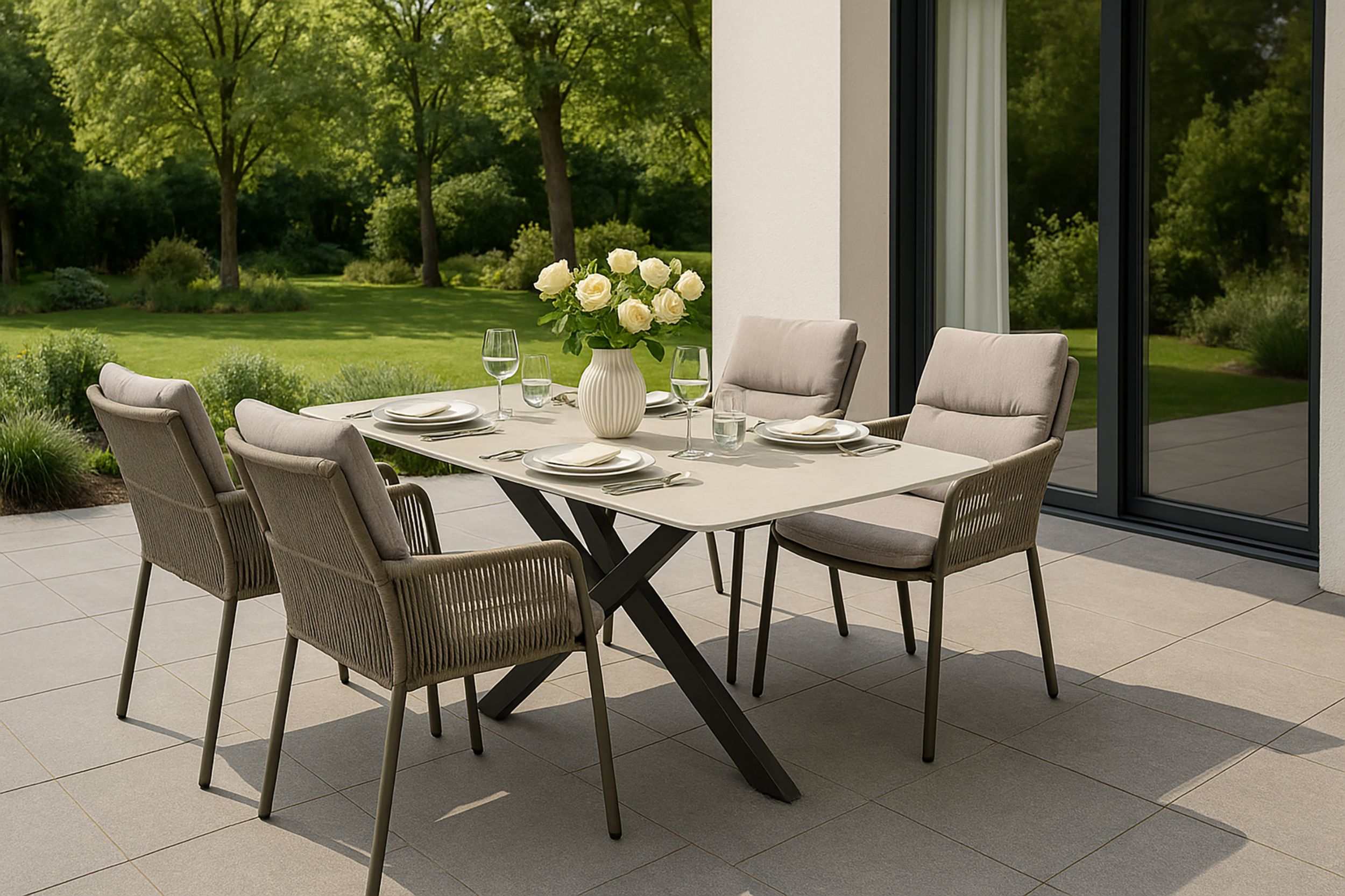 OUTDOOR Garten Esstisch image number 2