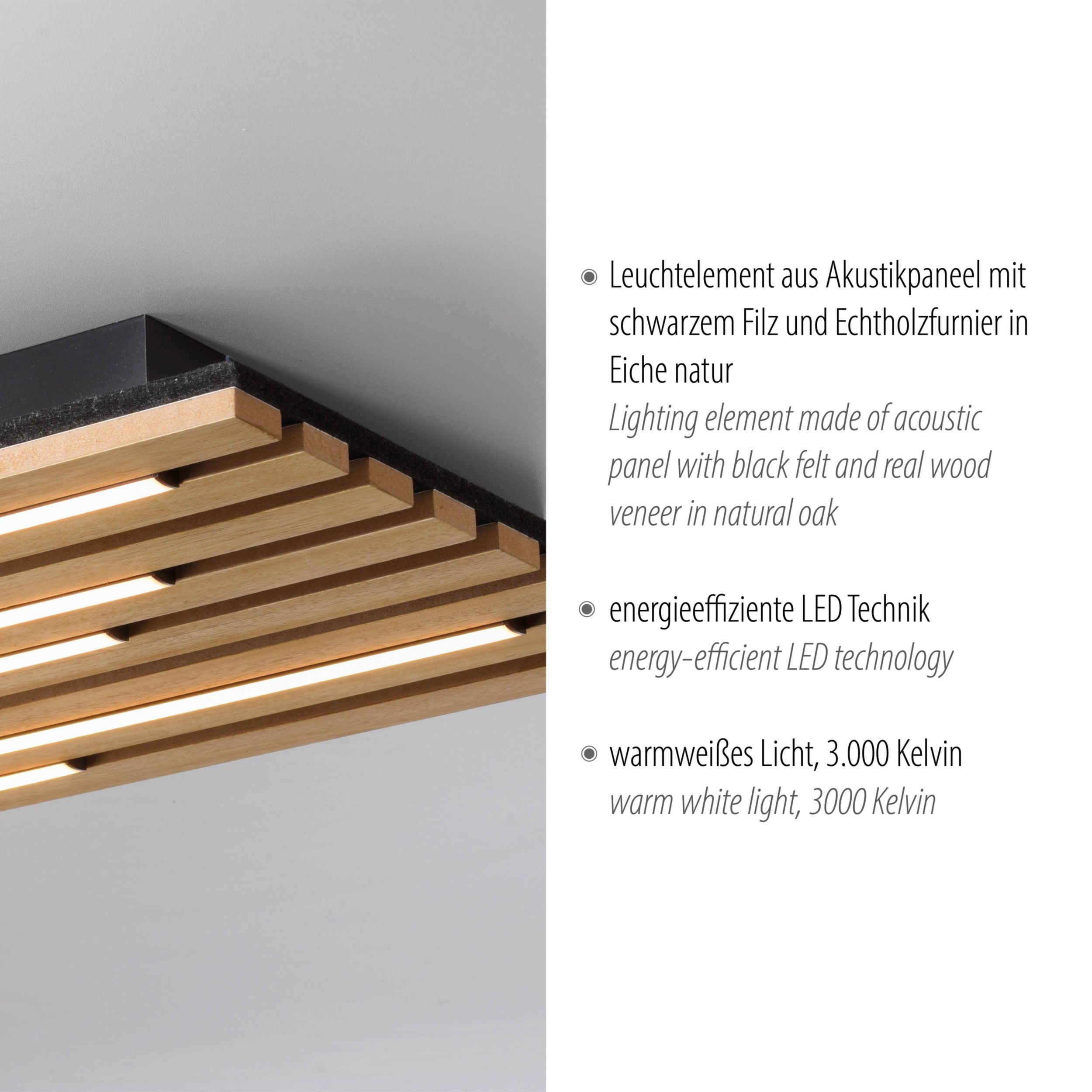 JUST LIGHT LED-Deckenleuchte 1flg image number 2