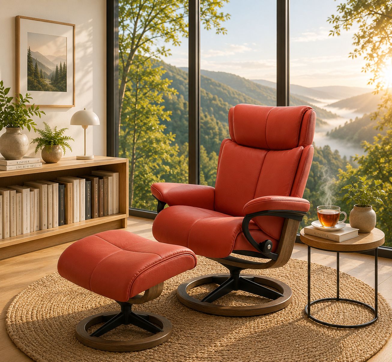 Stressless  Sessel mit Hocker image number 2