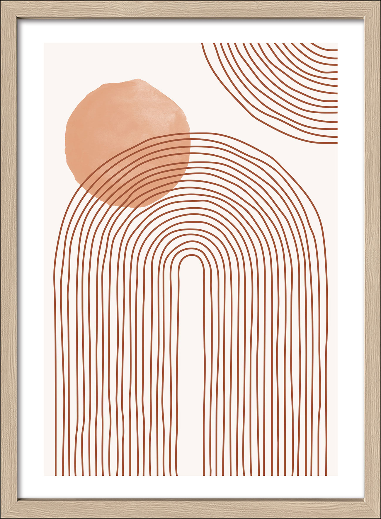 Kunstdruck gerahmt 75x55cm image number null