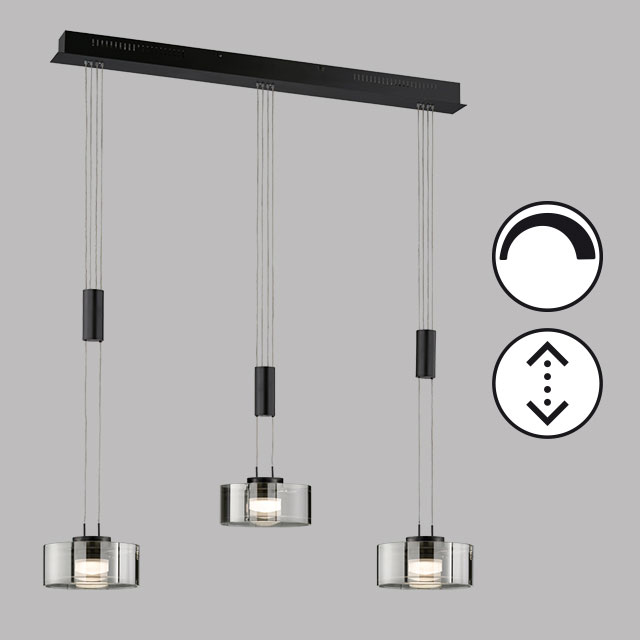 LED-Pendelleuchte 3flg image number null