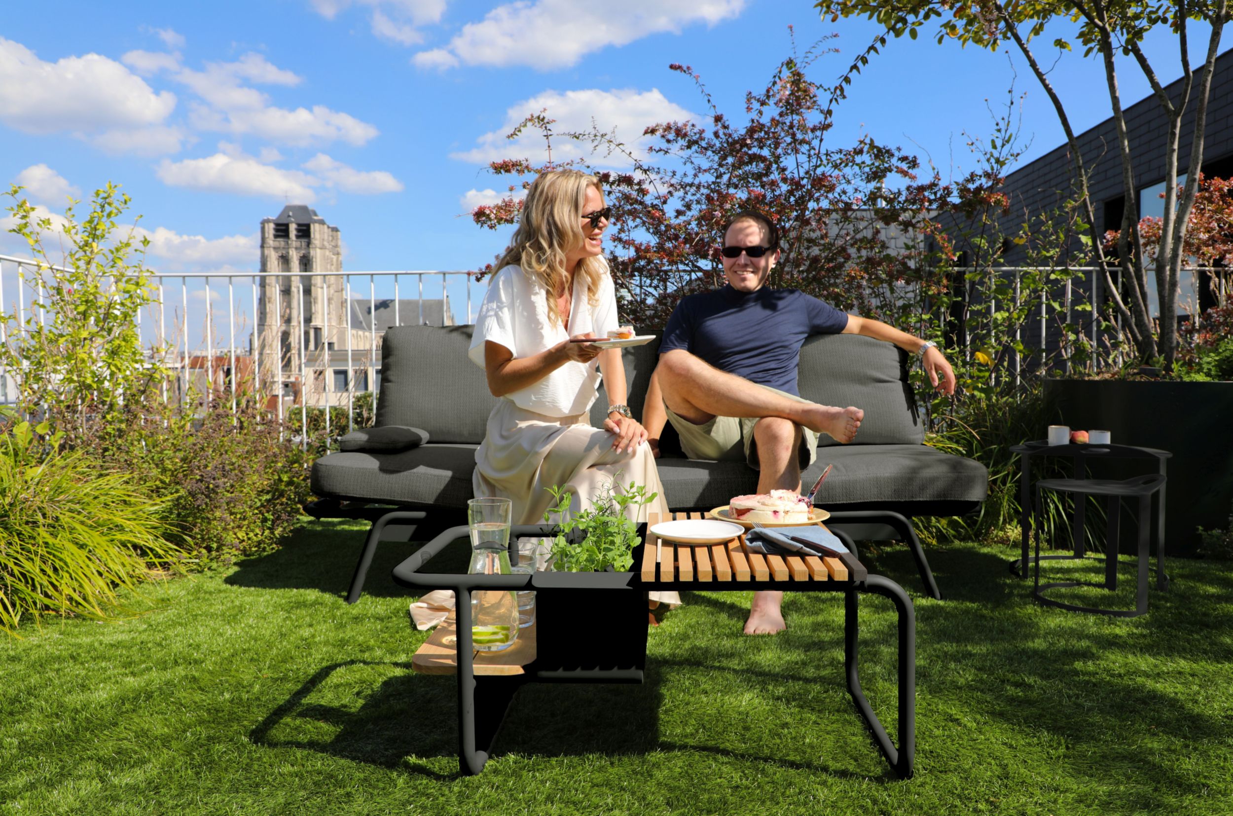 ZEBRA Garten 3-Sitzer Sofa image number 2