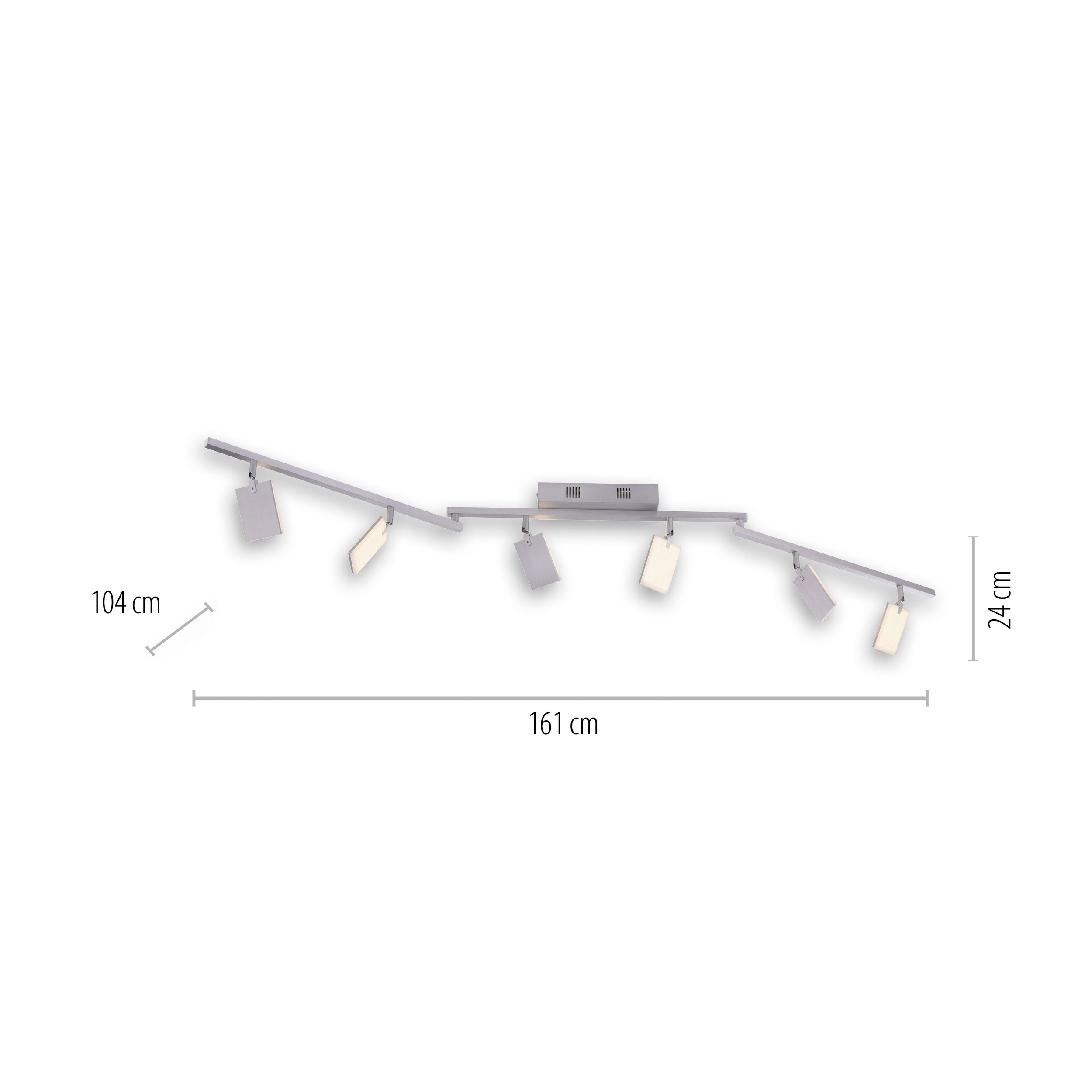LED-Deckenleuchte 6flg image number null