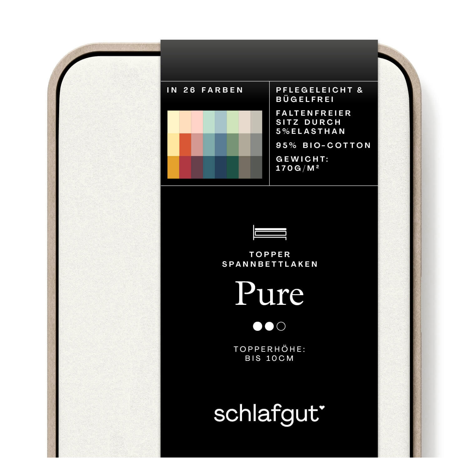 schlafgut Pure-Topper-Spannbettlaken image number 5