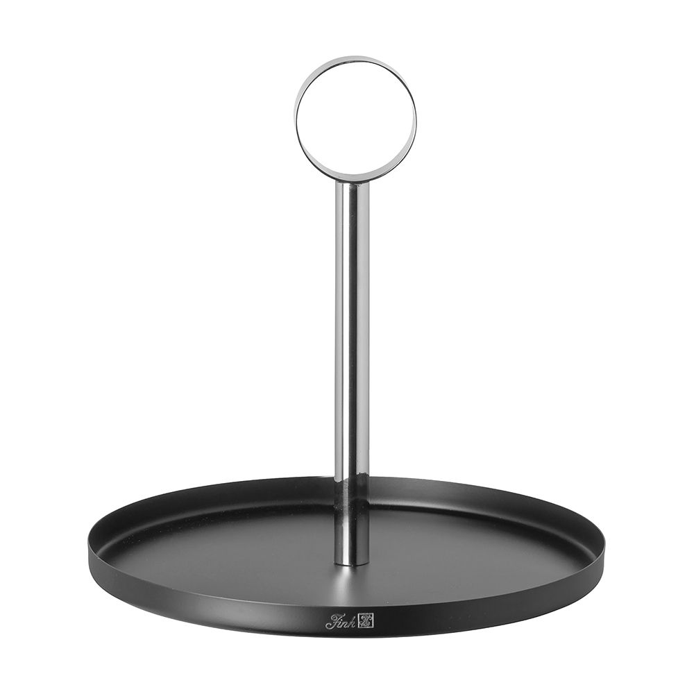 Fink BILBAO Etagere aus Edelstahl in Schwarz 27cm zur stilvollen Dekoration und Anrichtung von Speisen
