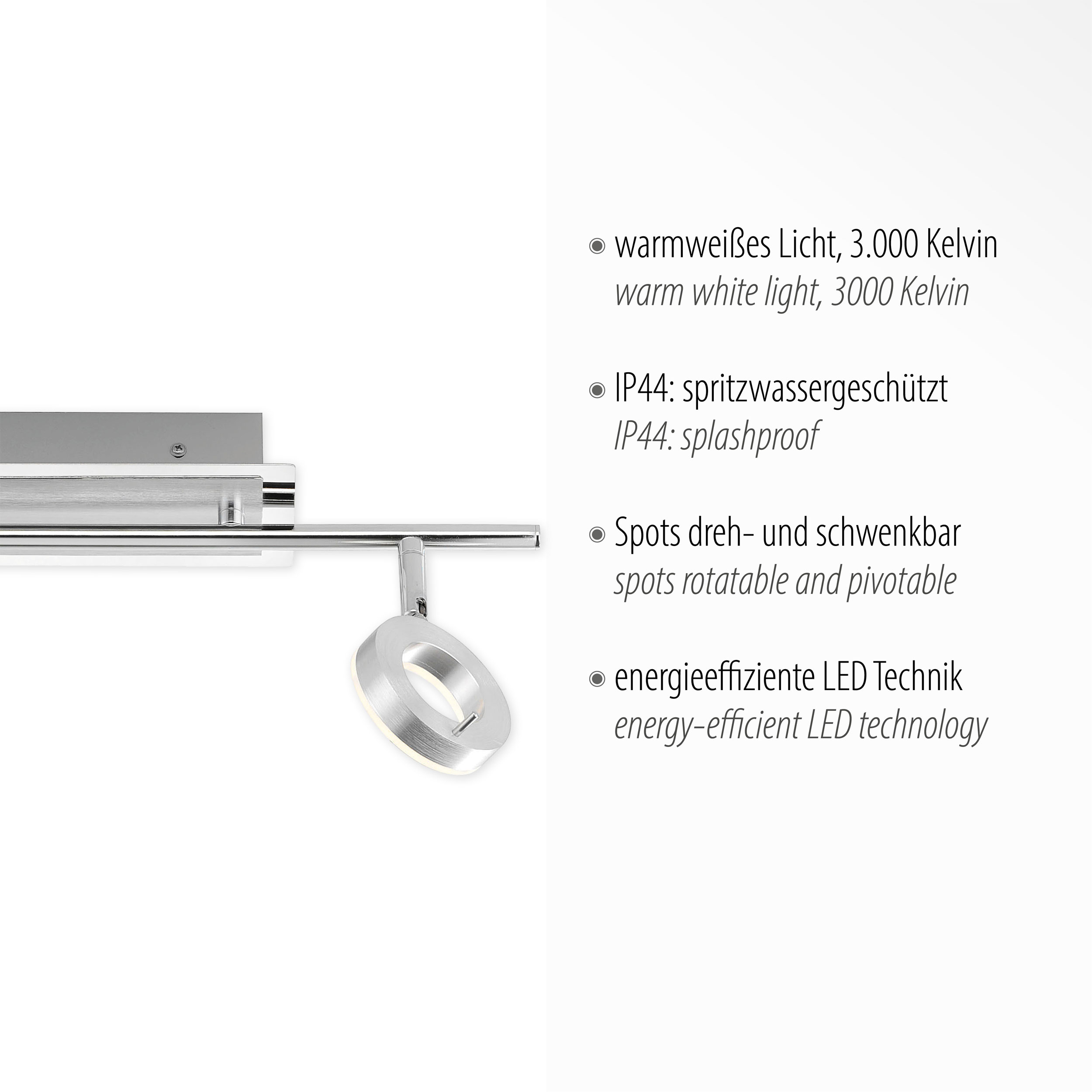 Paul Neuhaus LED-Deckenleuchte 2 flg image number 4