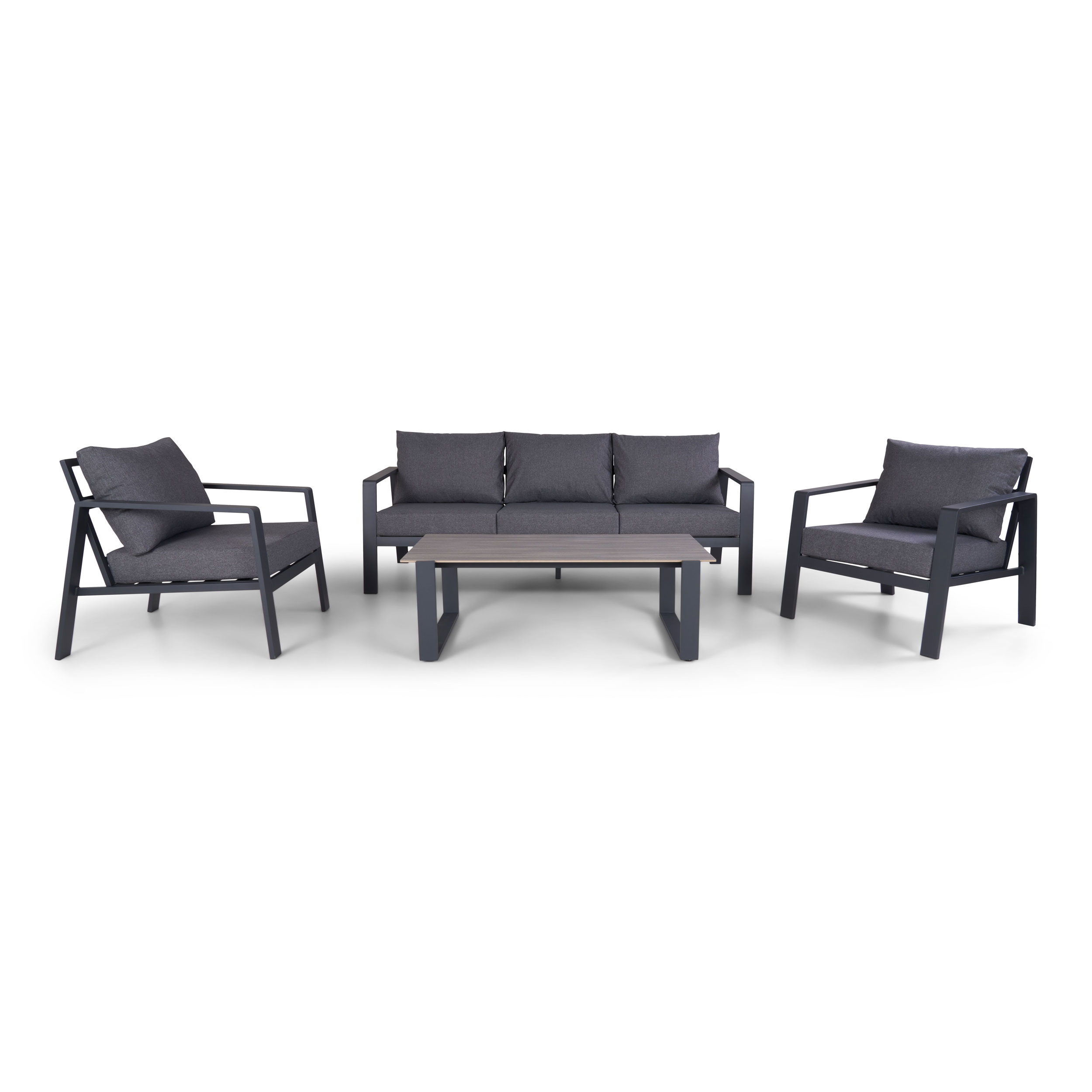 OUTDOOR Garten-Set 4 tlg. Aluminium image number 2