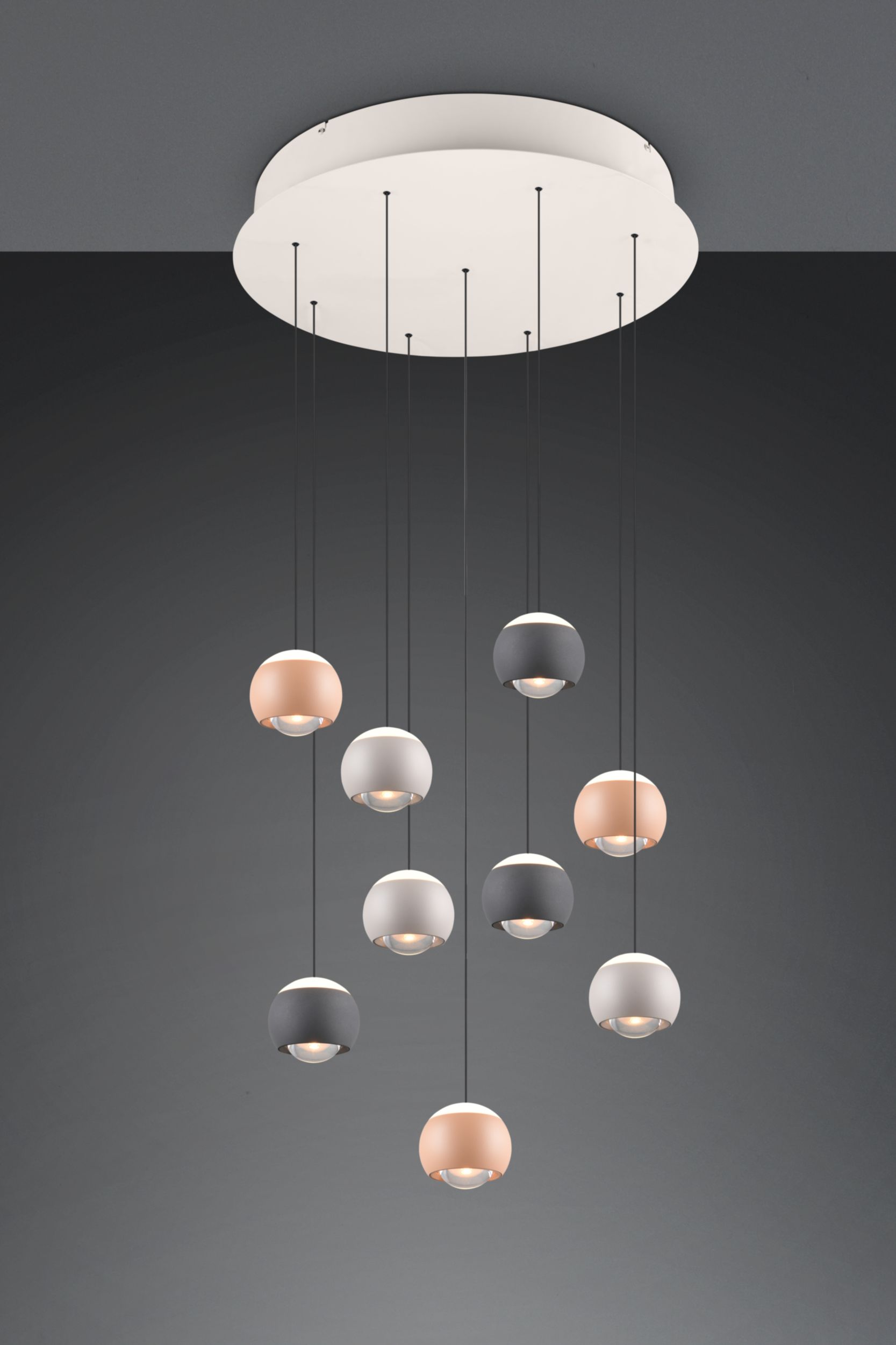 Musterring LED-Pendelleuchte 9flg image number 2