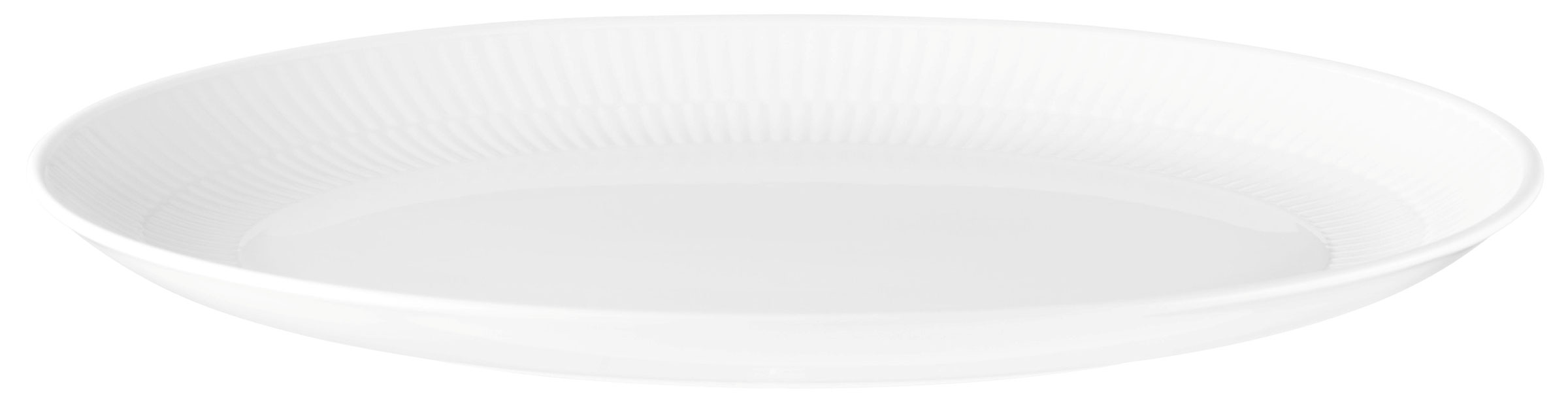 Seltmann Servierplatte oval 35x24cm weiß Porzellan