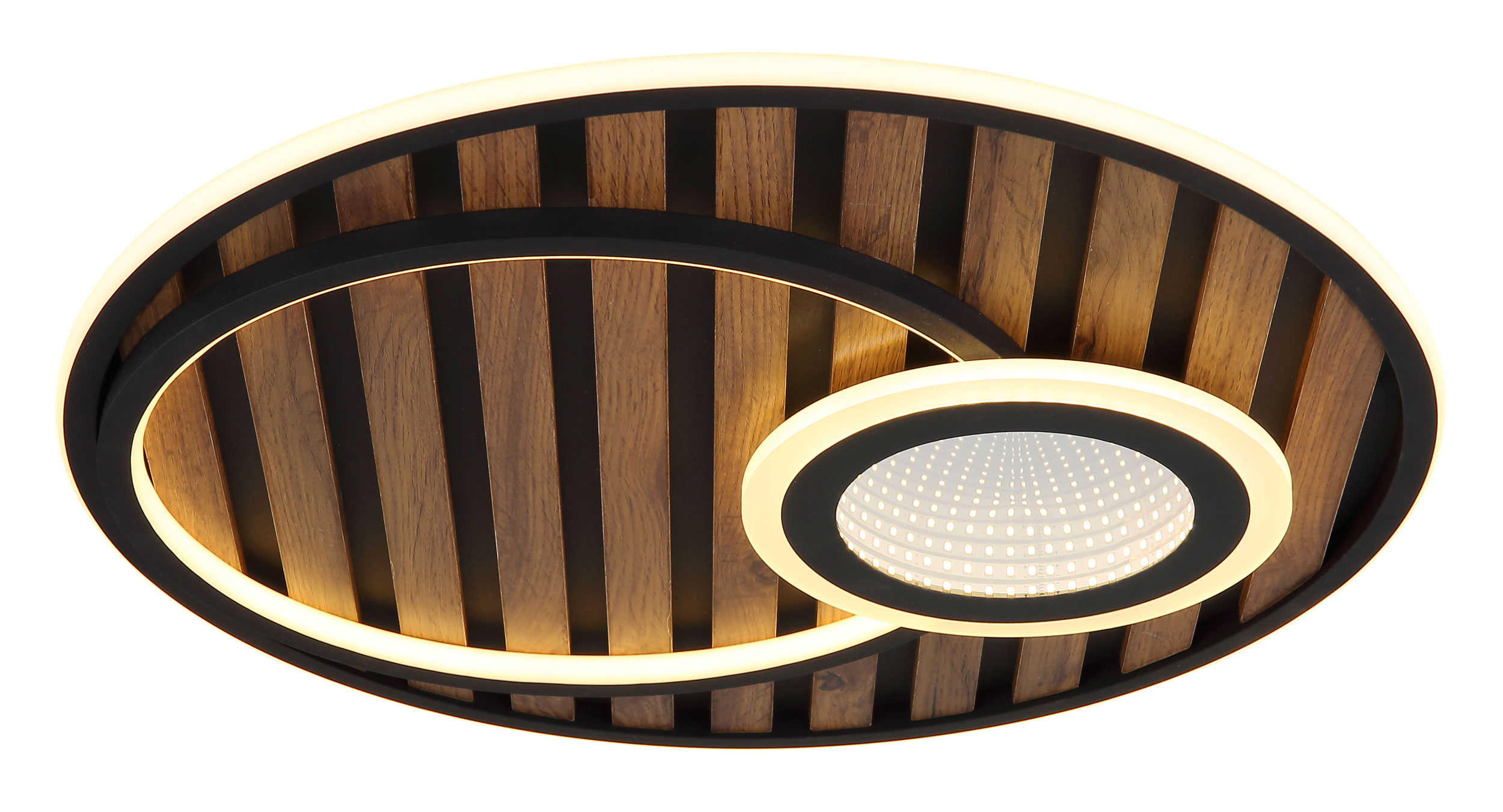 Globo Lighting Deckenleuchte ¦ schwarz ¦ Maße (cm): H: 8 Ø: 50.0 Lampen & Leuchten > Deckenlampen - Sconto - Bild 2