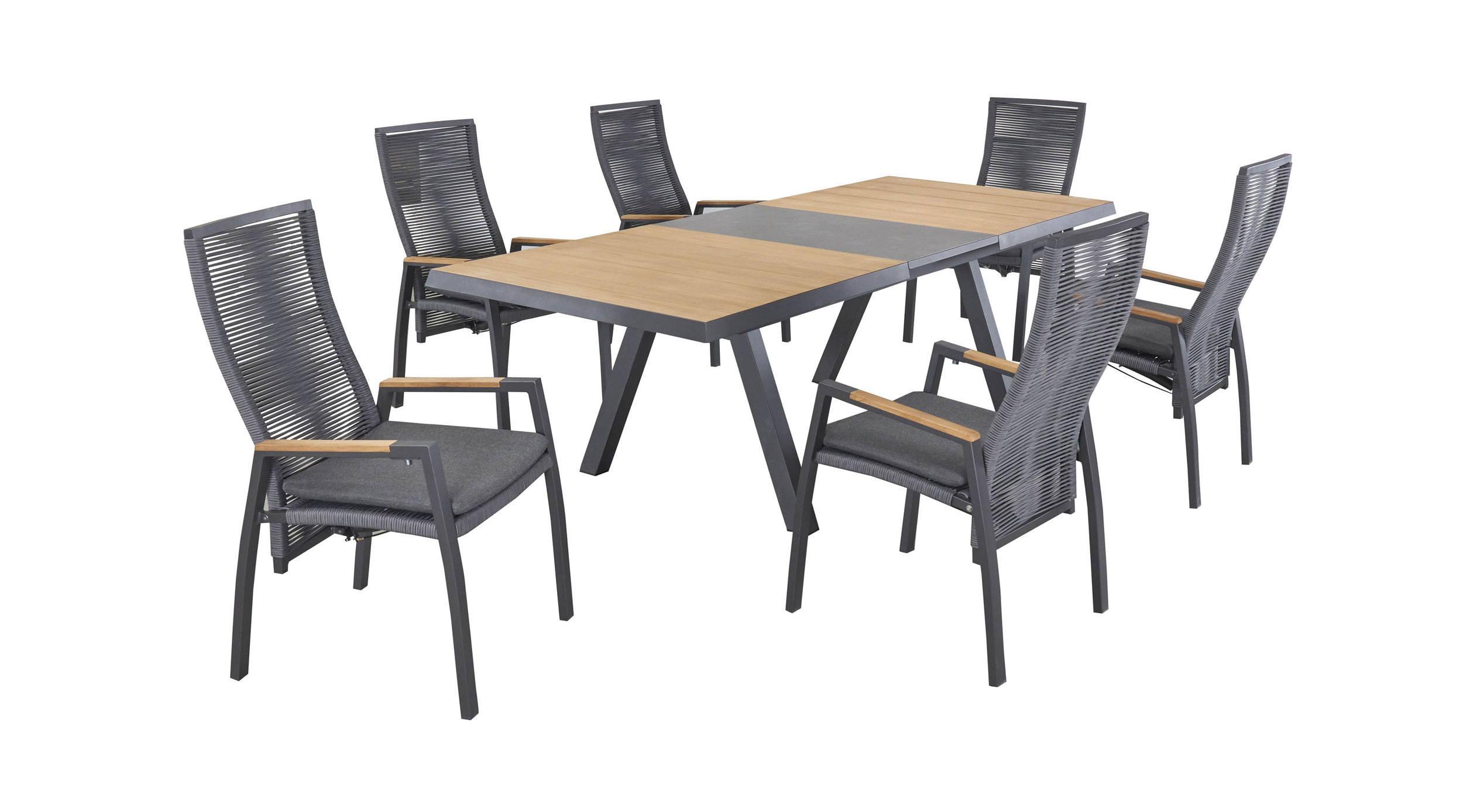 Ausziehtisch Keramik/Teak image number null