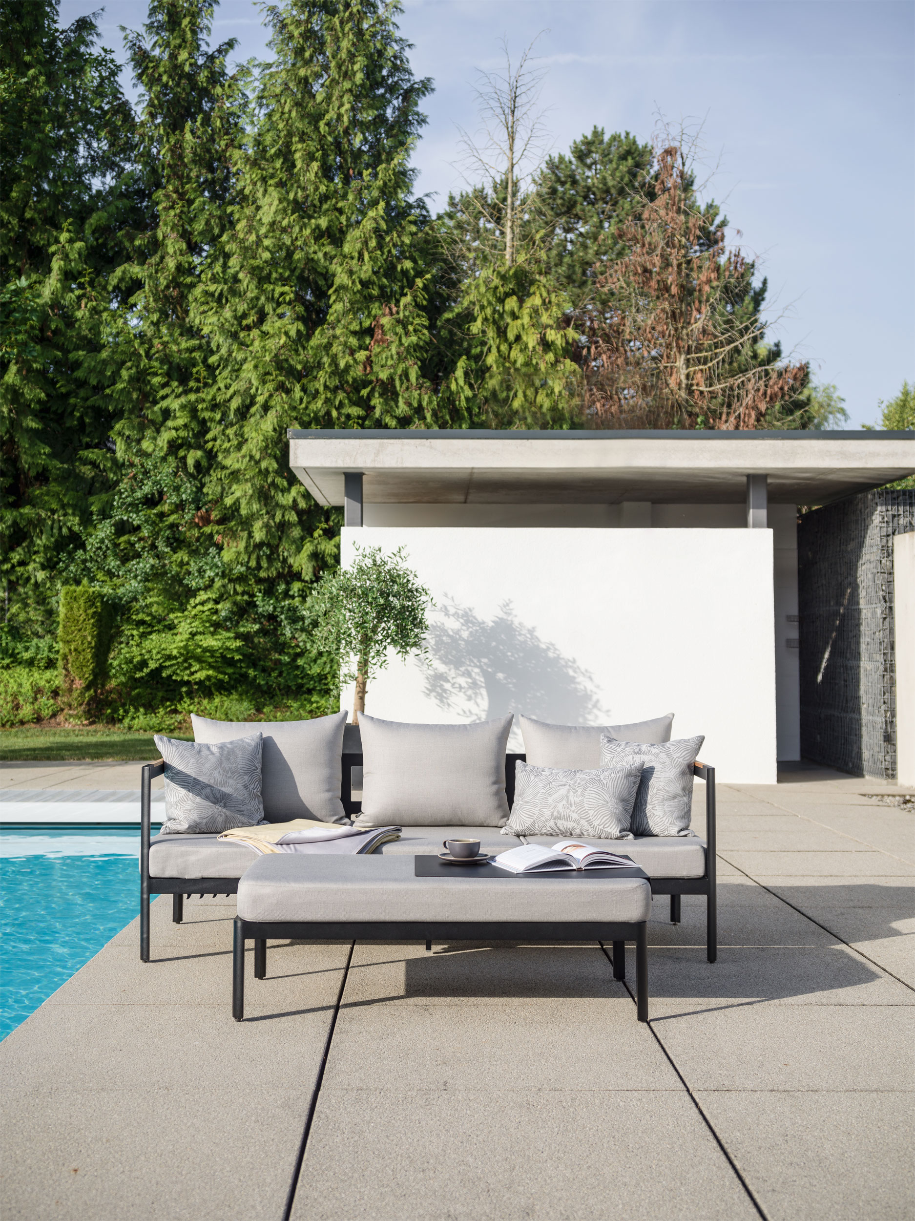3-Sitzer Lounge-Sofa / Hocker image number null