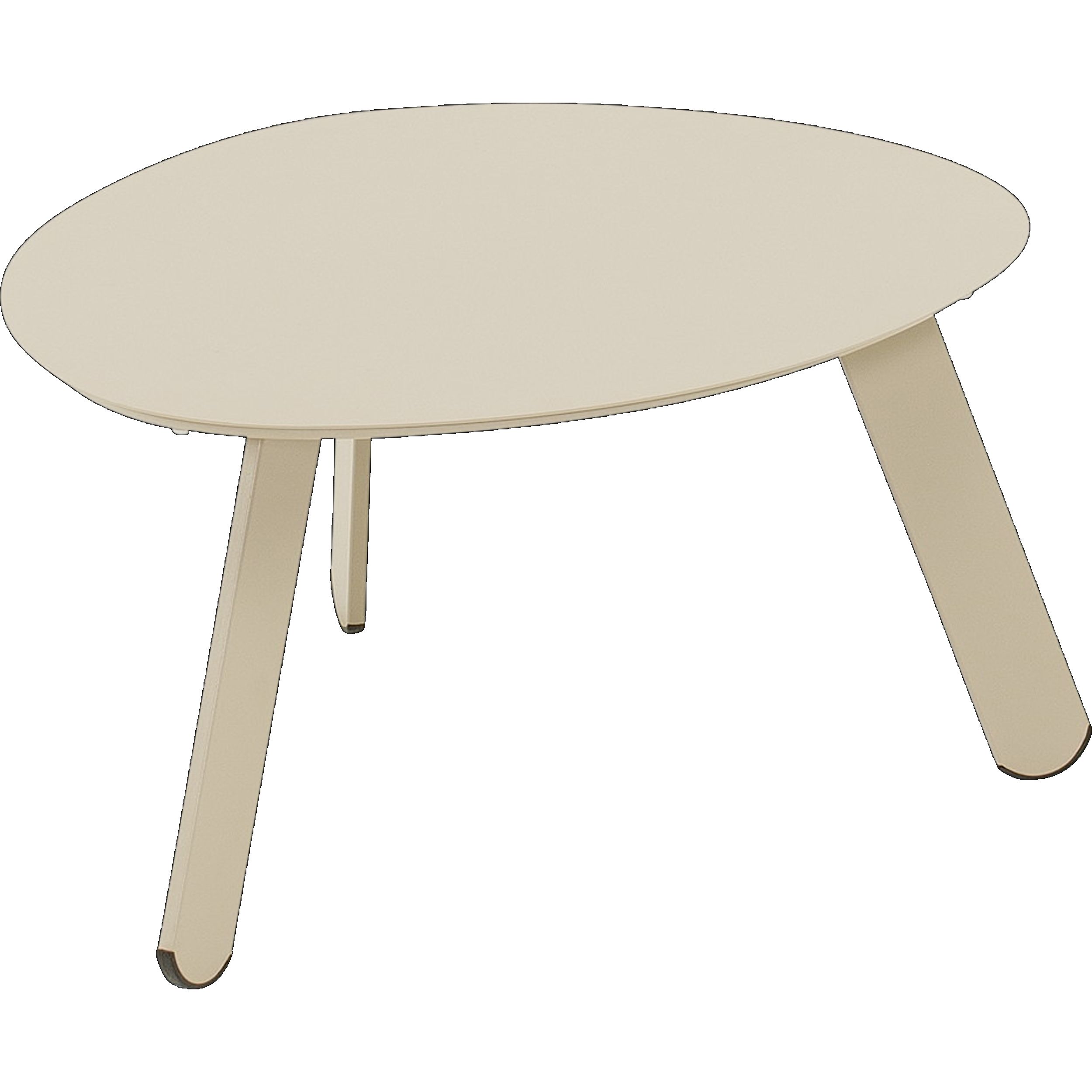 OUTDOOR Beistelltisch beige Metall