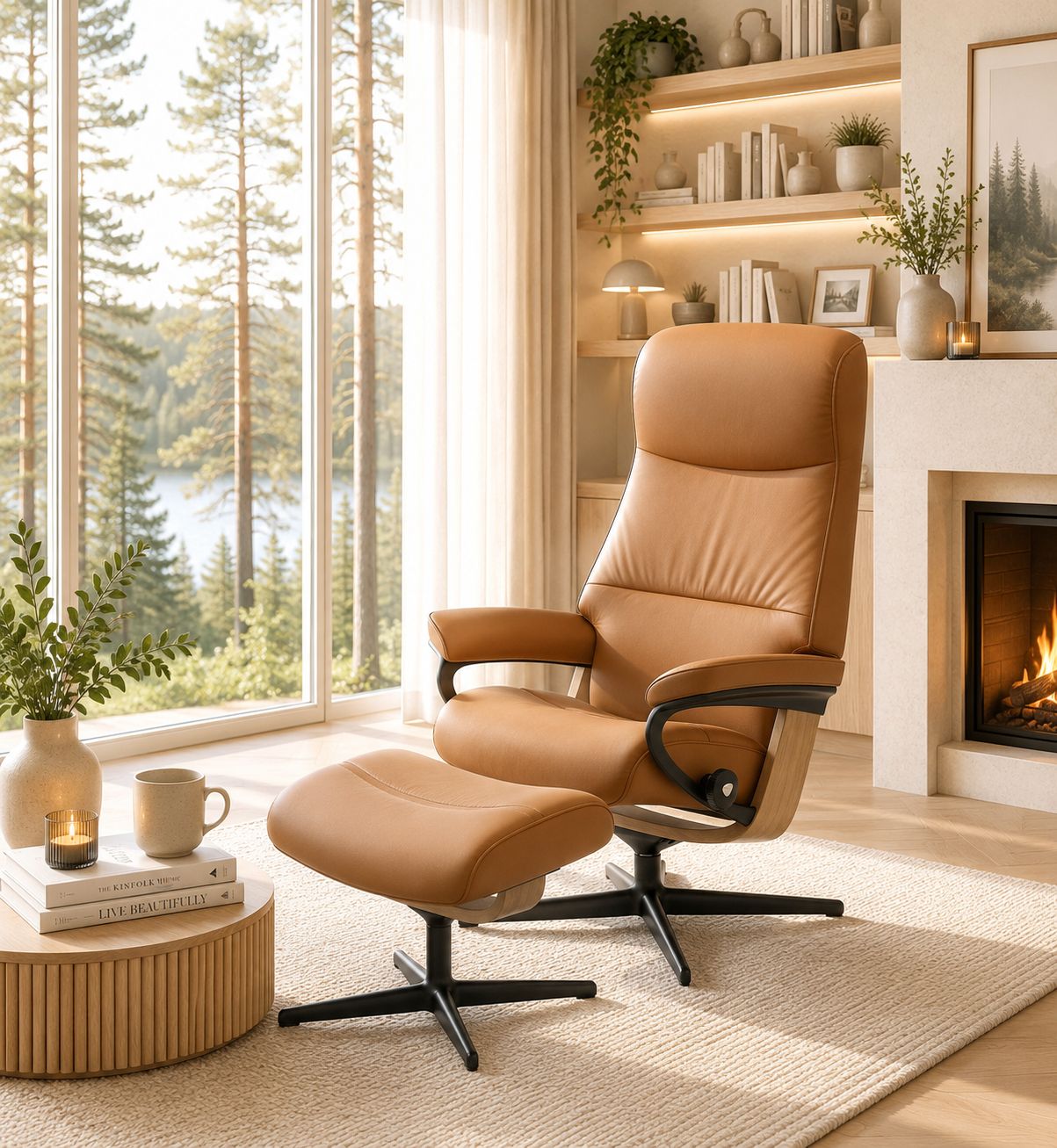 Stressless Stresseless-Sessel mit Hocker image number 2