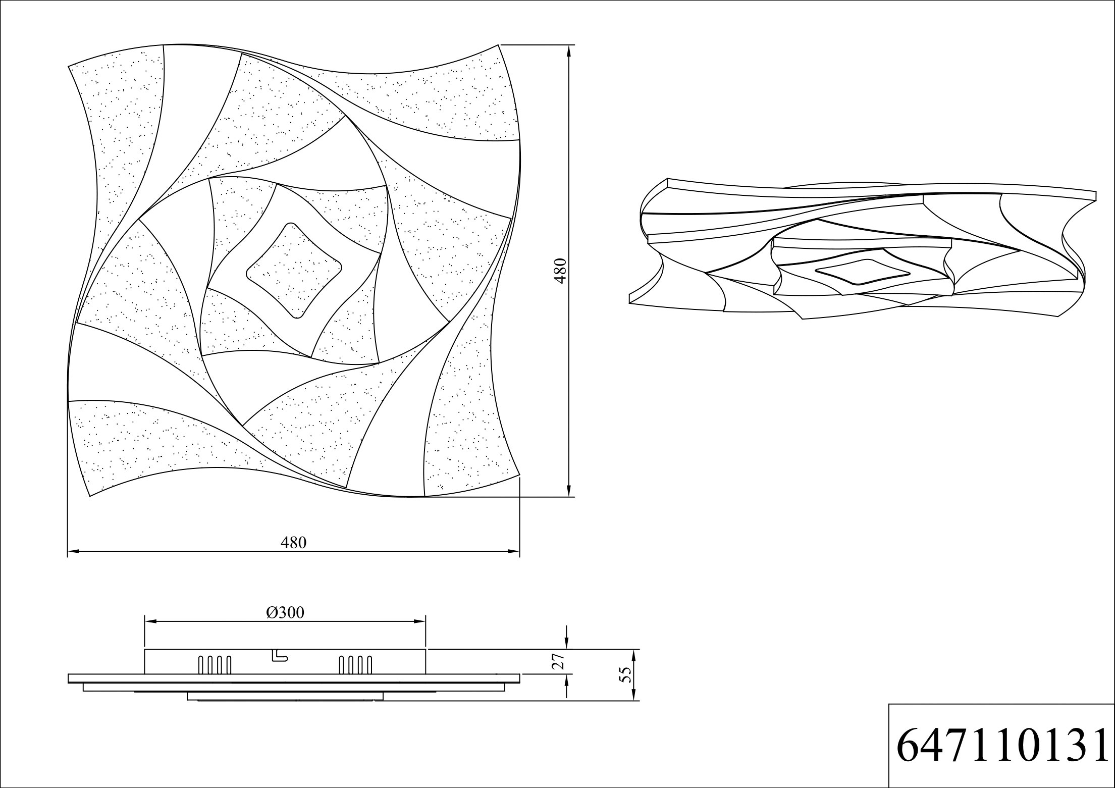 LED-Deckenleuchte 1flg image number null