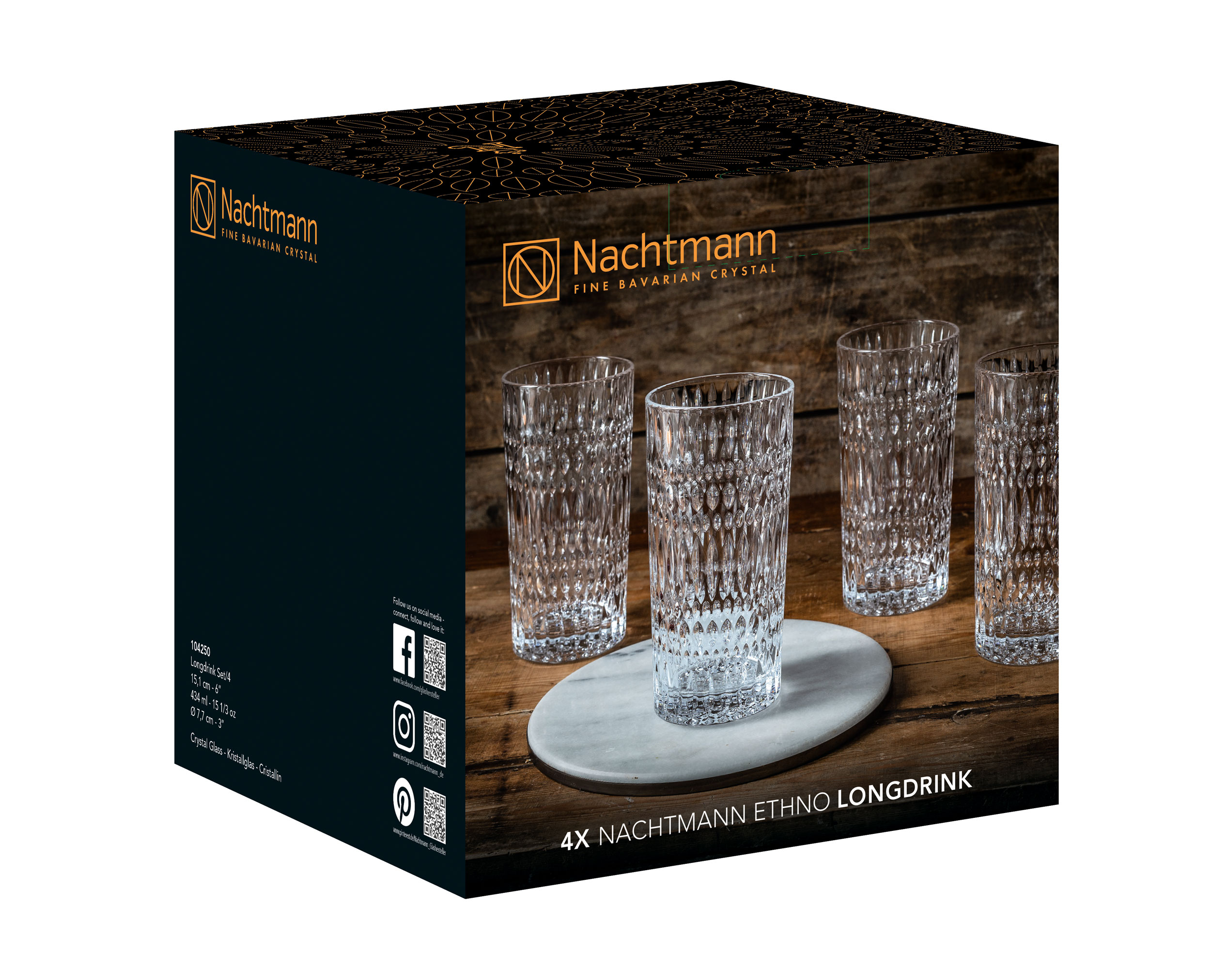 Nachtmann 4er Longdrinkglas 434ml image number 2