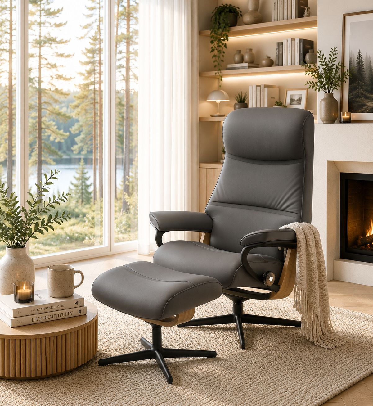Stressless Stresseless-Sessel mit Hocker image number 2