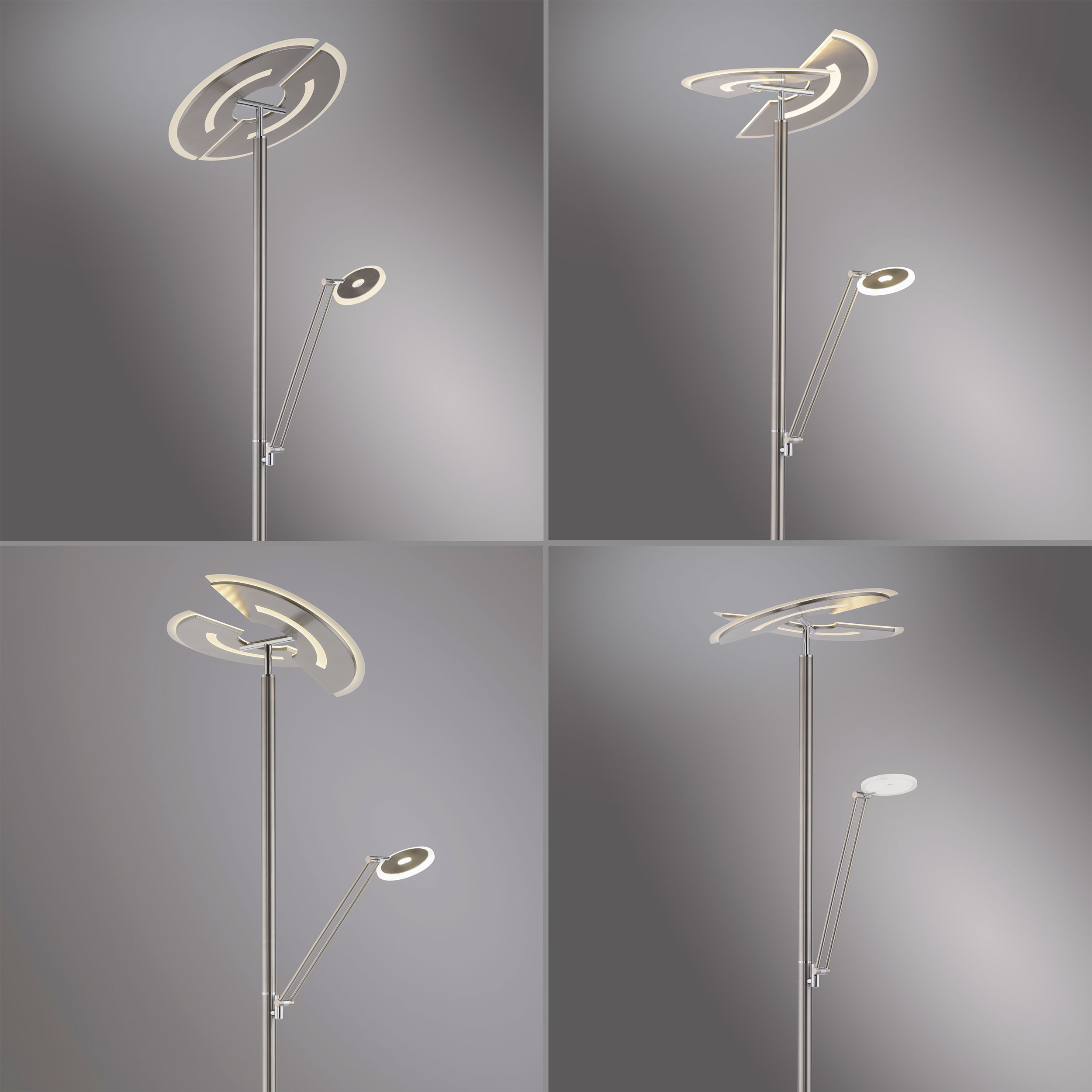 LED-Stehleuchte 2flg image number null