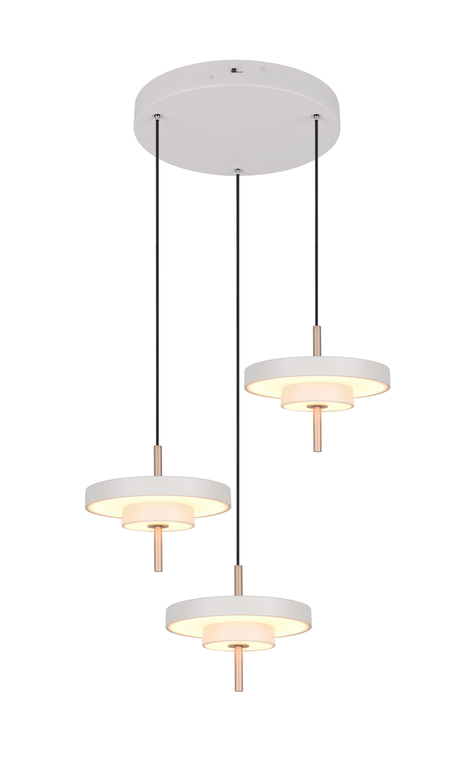 Trio Leuchten LED-Pendelleuchte 3flg image number 1