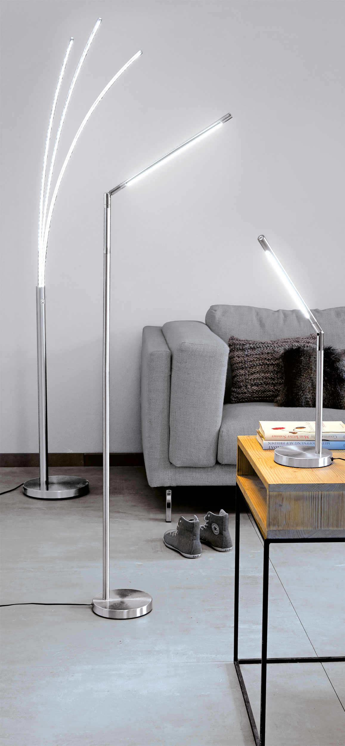 LED-Stehleuchte 3flg image number null