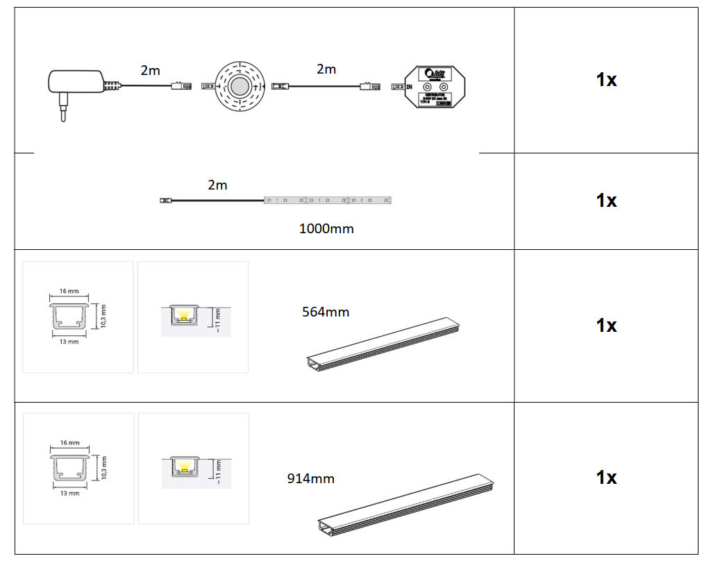 LED-Einbauprofil image number 3