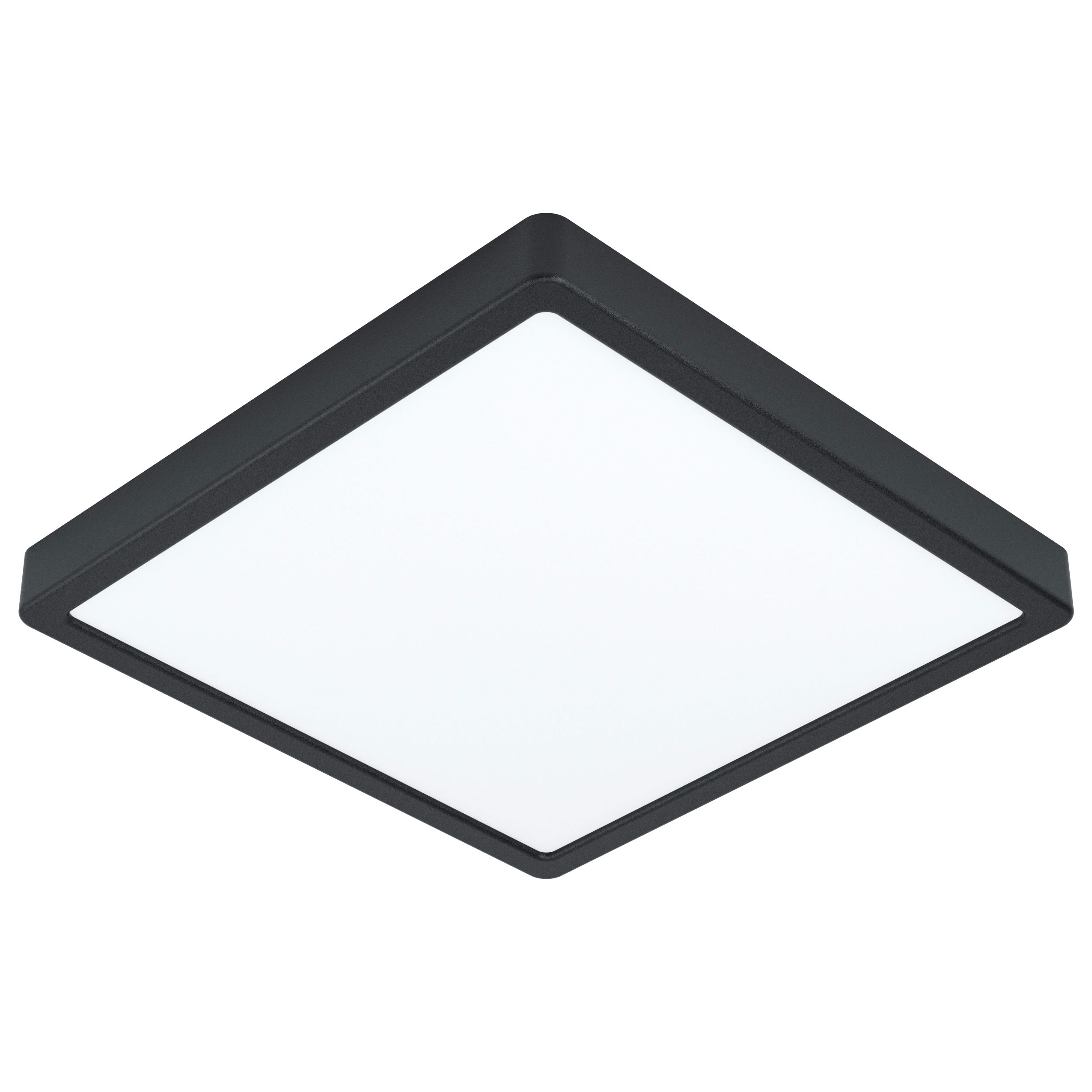 Eglo Fueva 5 LED-Ein-/Aufbauleuchte Square Black 28.5x28.5cm 20W Warm White