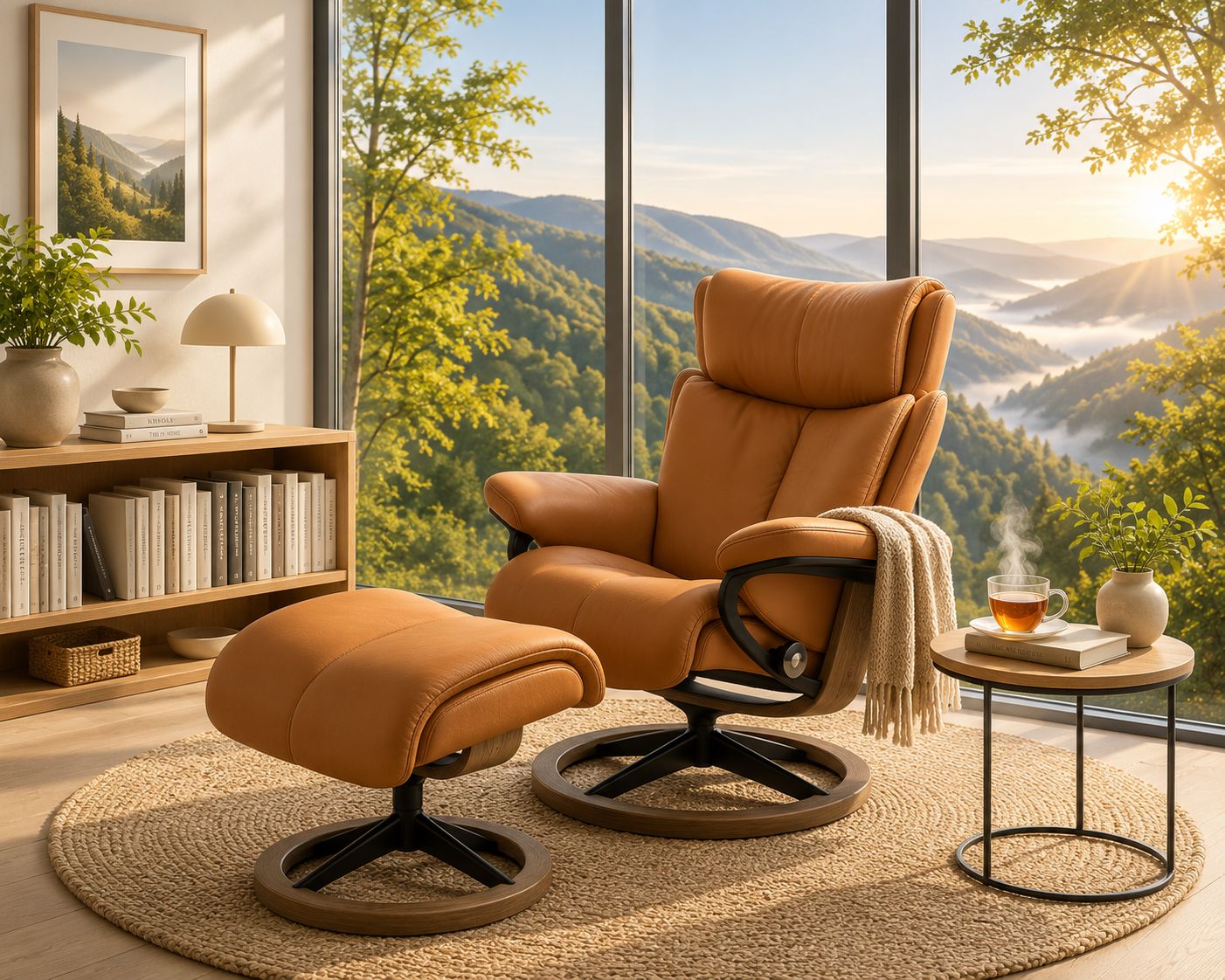 Stressless  Sessel mit Hocker image number 2