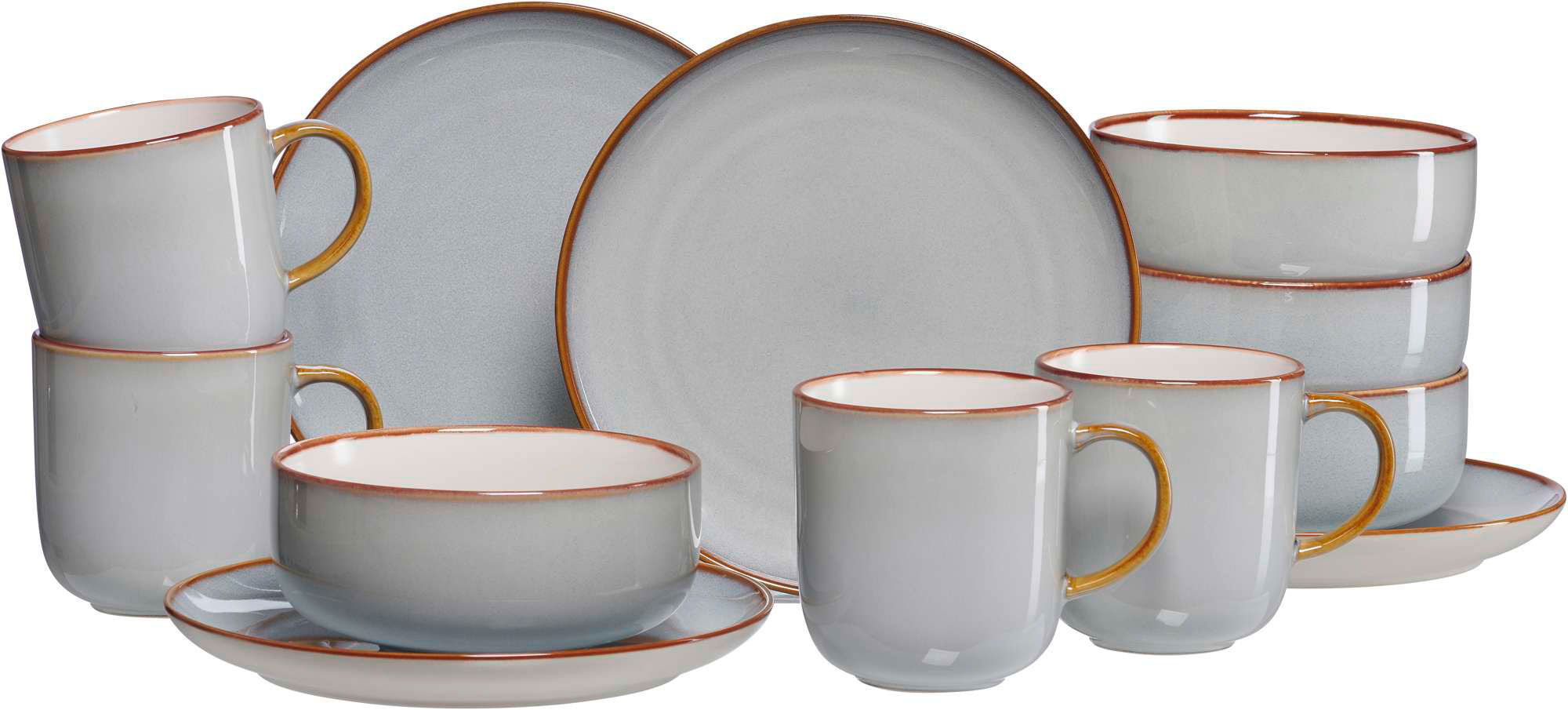 Vaso Alto In Ceramica Ritzenhoff & Breker Ida Nougat – 42 Cm – Colore Nougat – Design Unico