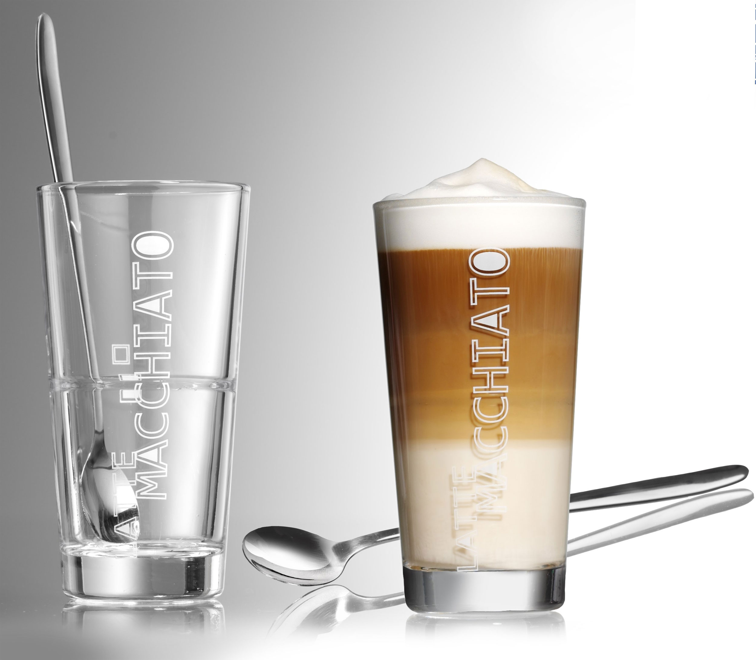 2er Latte Macchiatoglas 350ml image number null