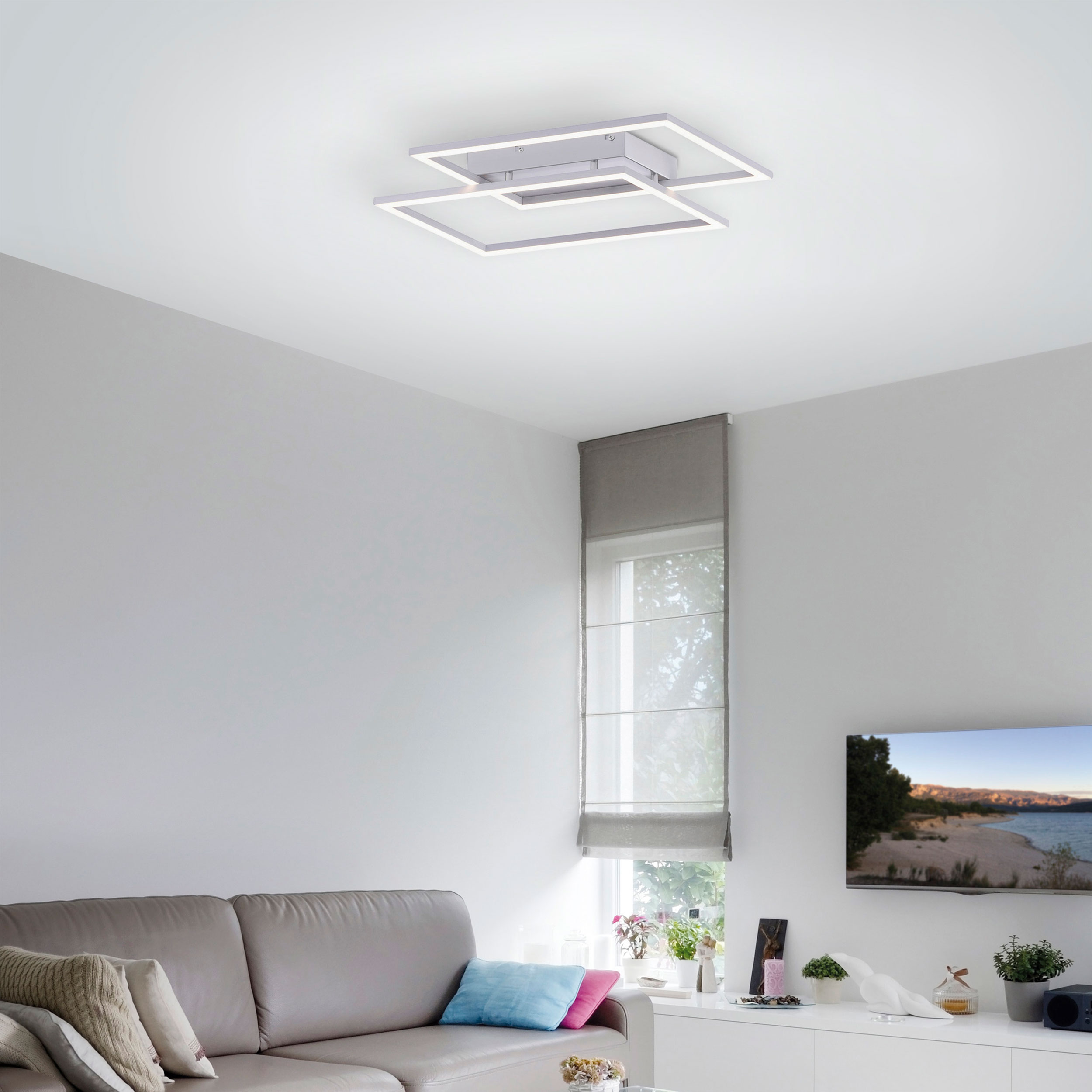 LED-Deckenleuchte 2flg image number null