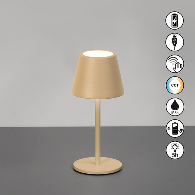 FH Lighting LED-Akku-Tischleuchte 1flg image number 2