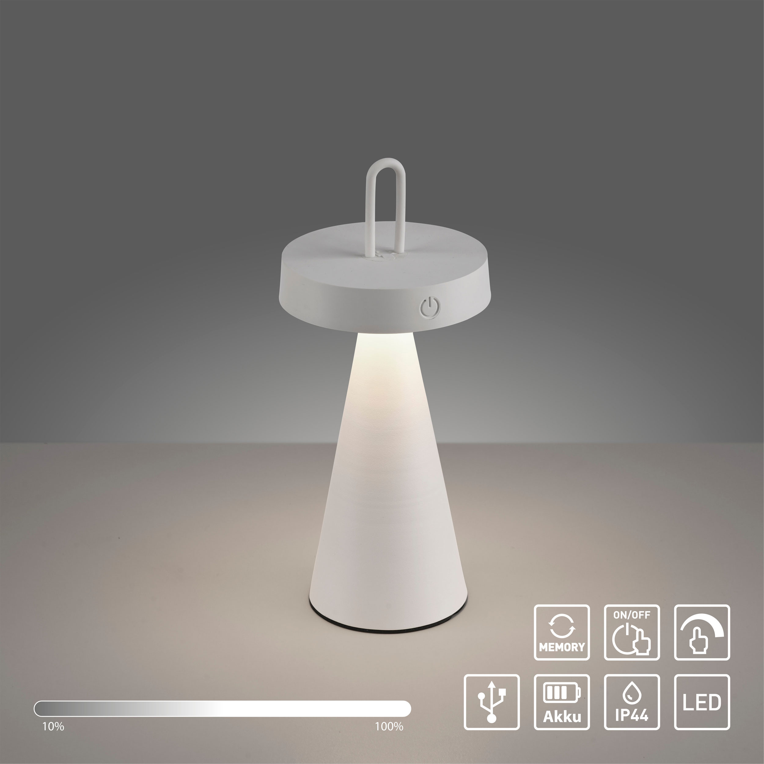JUST LIGHT. LED-Akku-Tischleuchte 1flg image number 5