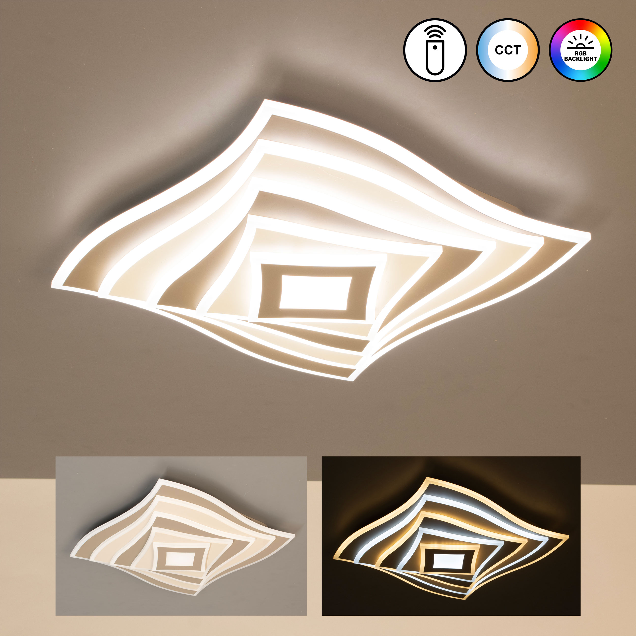Fischer & Honsel LED-Deckenleuchte 2flg image number 3