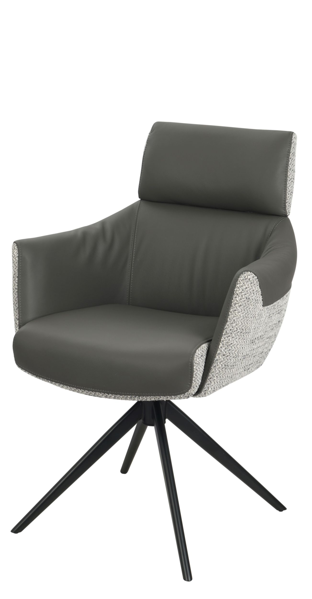 vito Armlehnenesszimmerstuhl grau image number 1