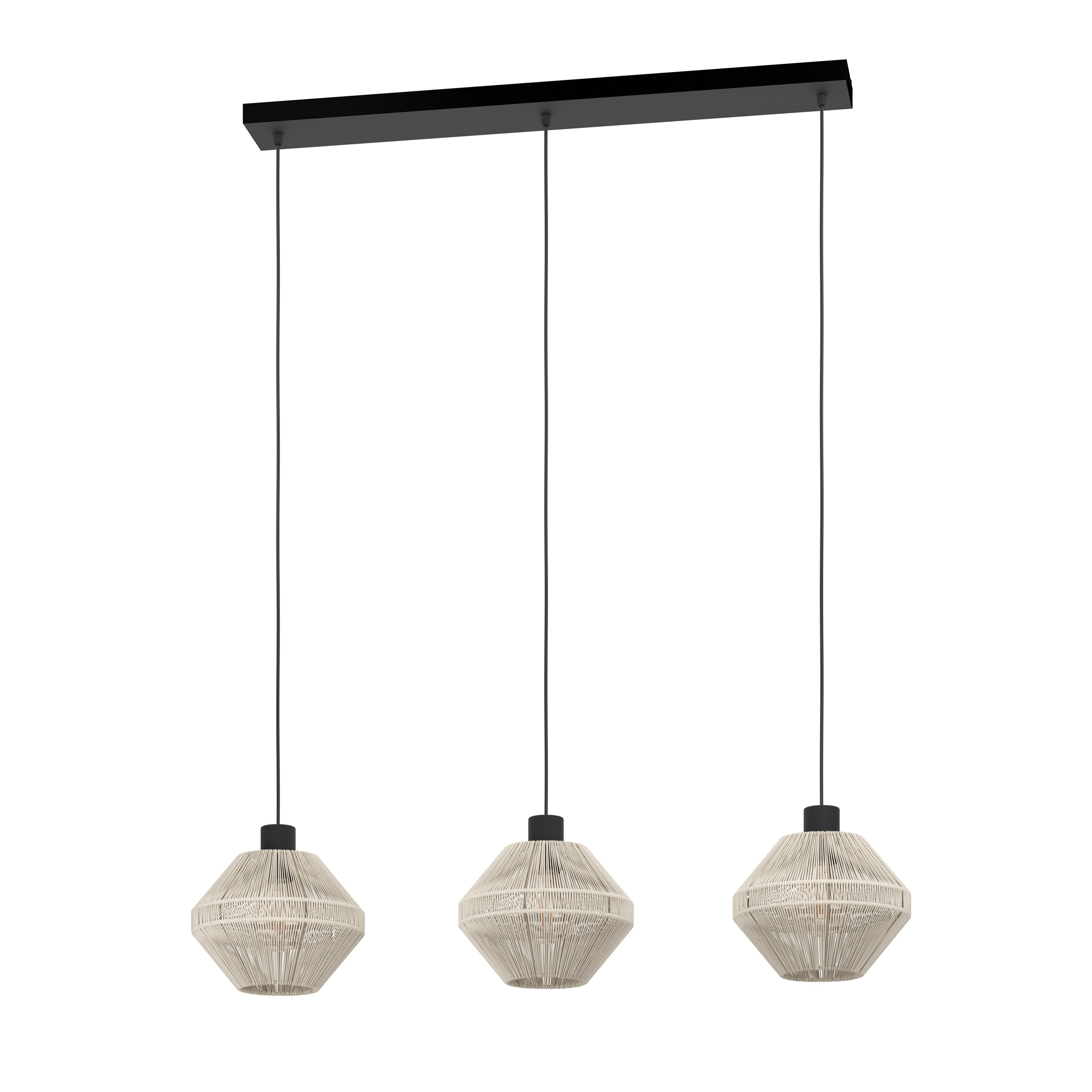 Eglo Pendelleuchte 3flg 3xE27 Beige