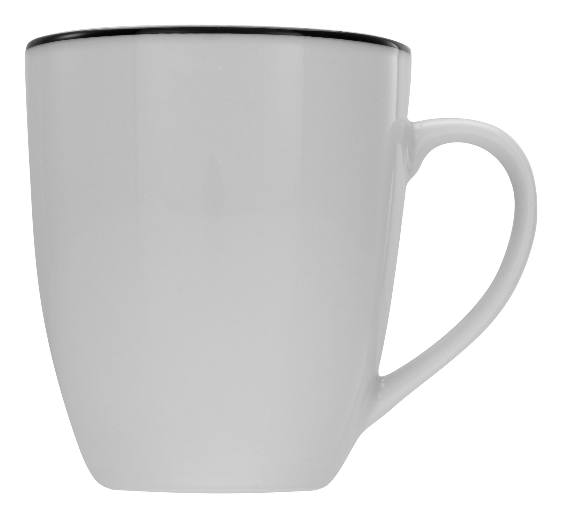 CreaTable Kaffeebecher 300ml weiß Porzellan