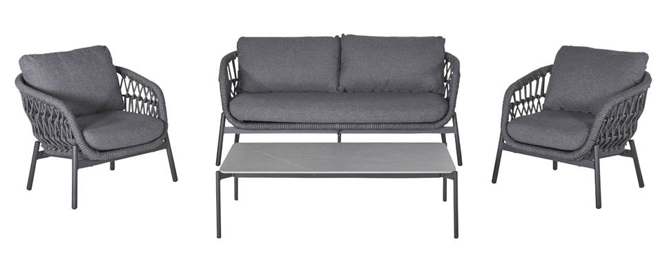 OUTDOOR Gartenlounge Set Rope 4 tlg. image number 1