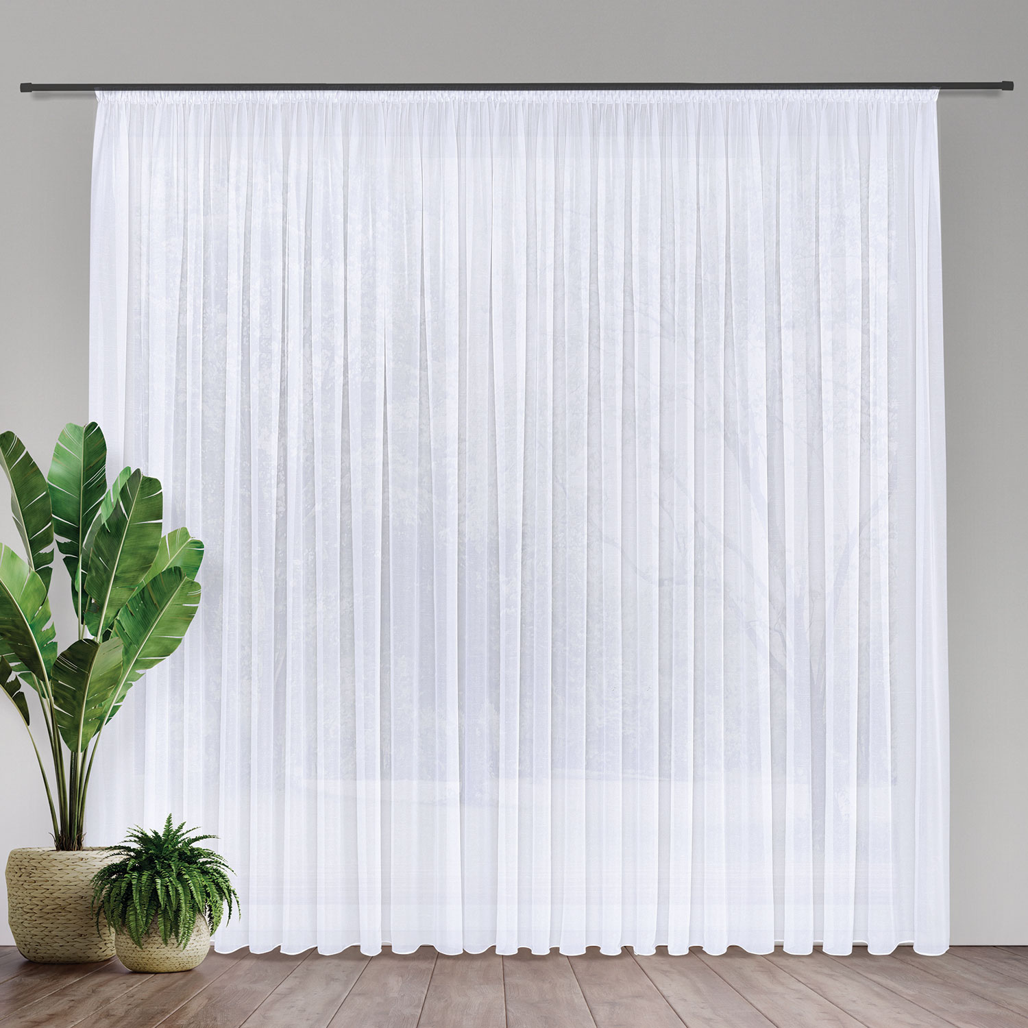 Gerster Store Alina, wei&szlig;, Smokband image number 3