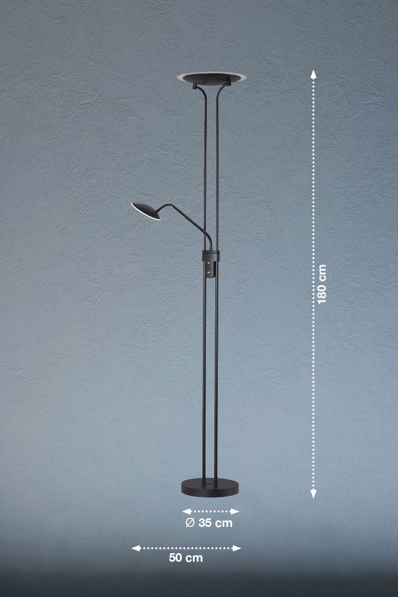LED-Stehleuchte 2flg image number null