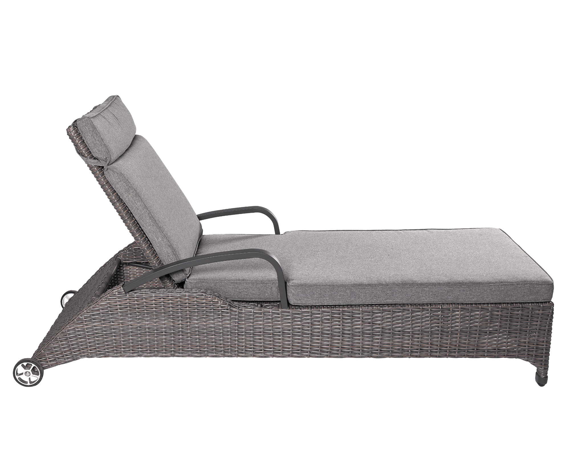OUTDOOR Sonnenliege rollbar Polyrattan image number 4