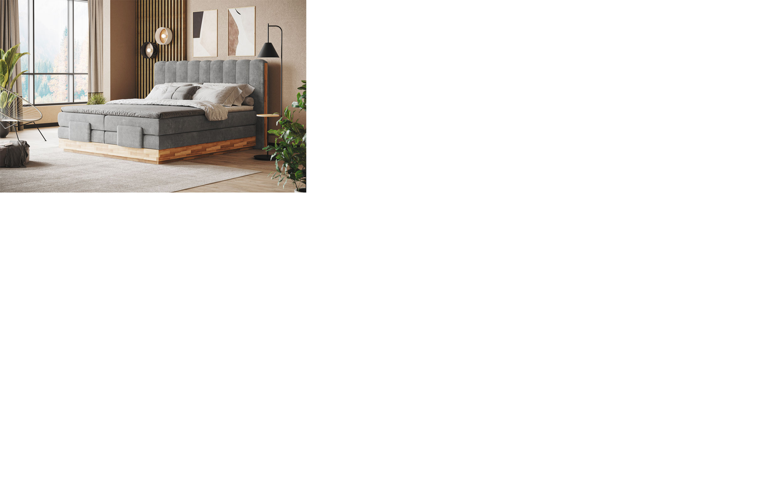 MONDO Boxspringbett m. Motor image number 3